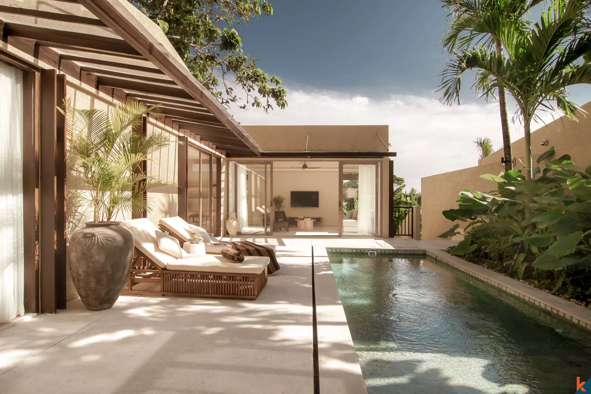 Vila Tropis yang Tenang dengan 3 Kamar Tidur di Uluwatu dan Kolam Renang Pribadi