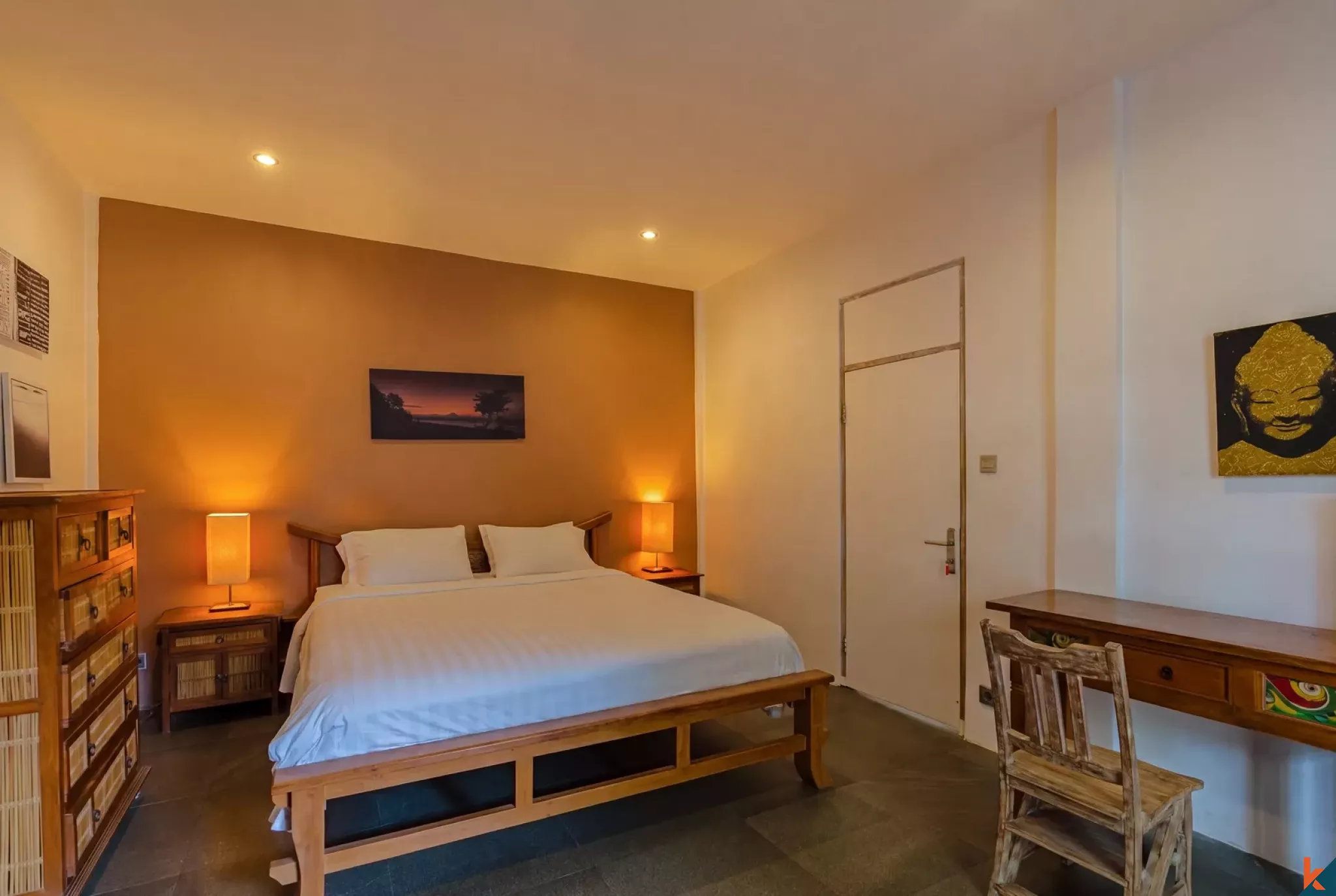 Charmante villa de trois chambres en location avec un excellent retour sur investissement à Seminyak