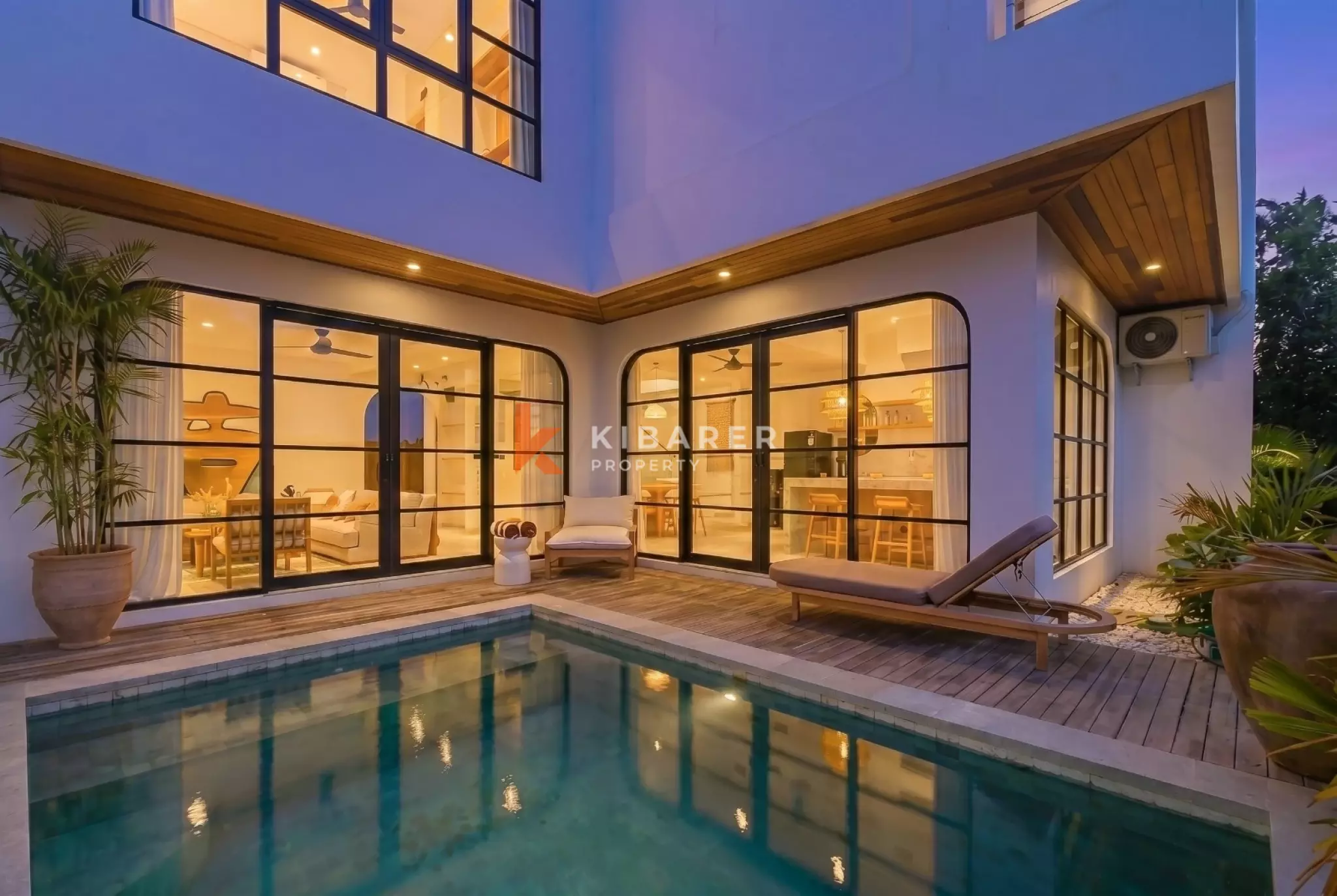 Streamlined Modern Two-Bedrooms Enclosed Villa in Berawa (AVAILABLE 20 JUNE 2026)