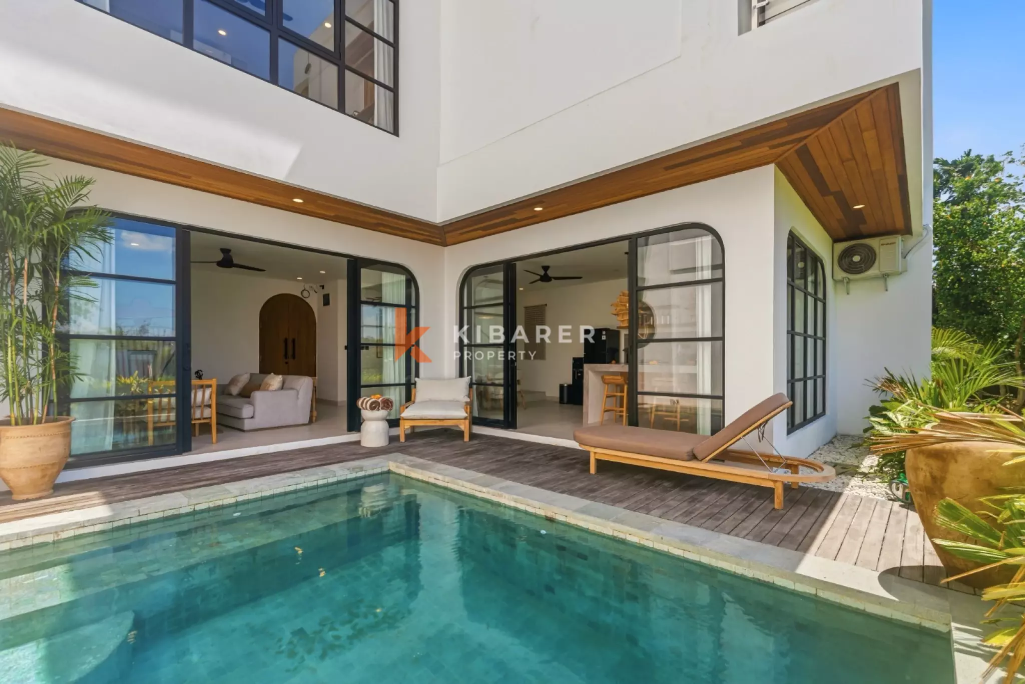 Streamlined Modern Two-Bedrooms Enclosed Villa in Berawa (AVAILABLE 20 JUNE 2026)