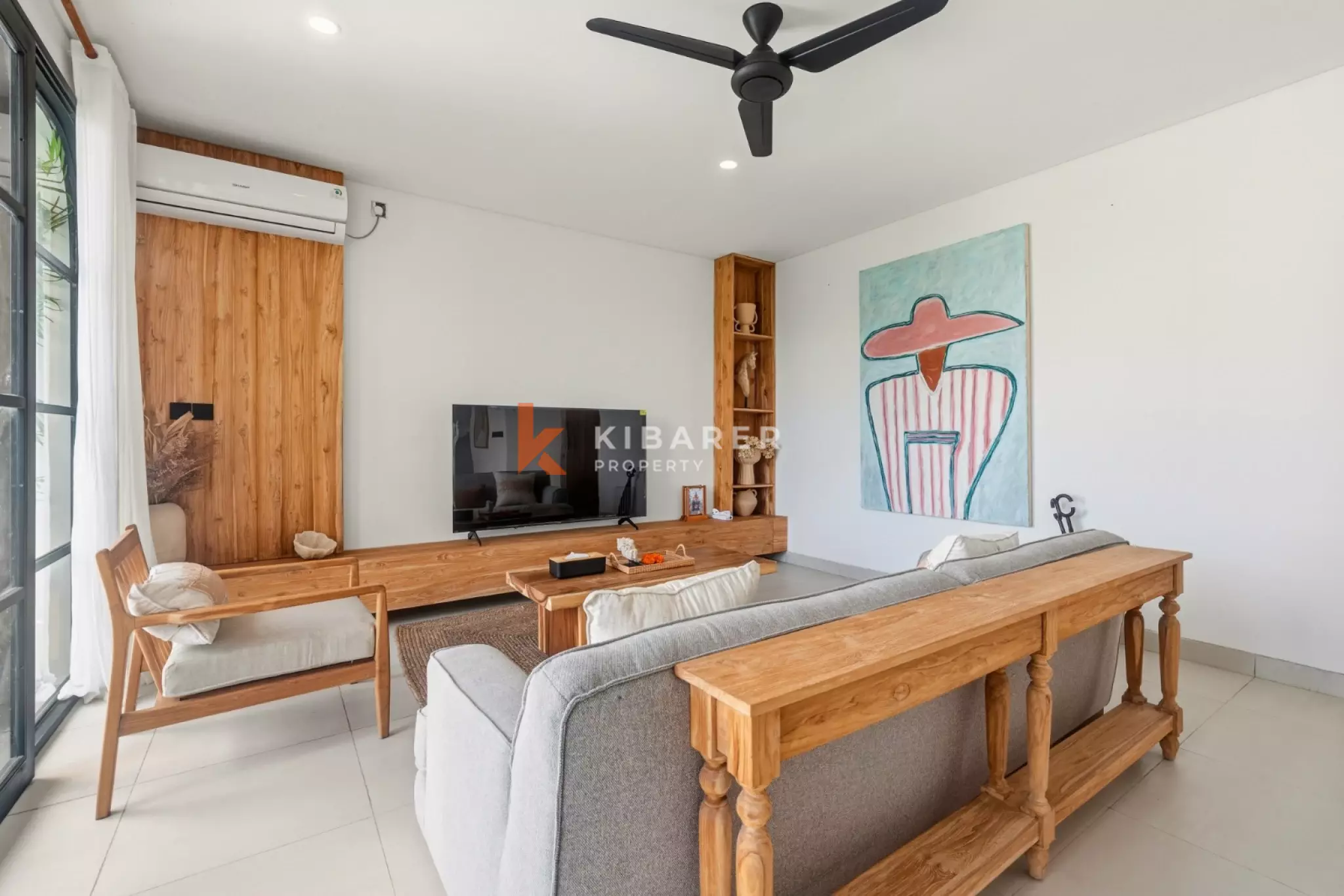 Streamlined Modern Two-Bedrooms Enclosed Villa in Berawa (AVAILABLE 20 JUNE 2026)