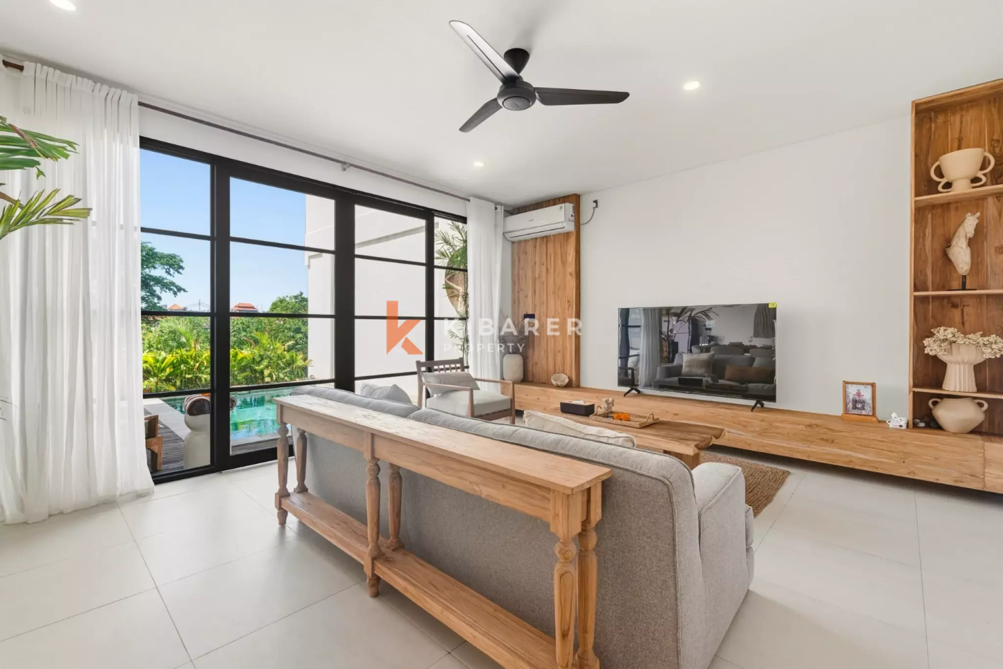 Streamlined Modern Two-Bedrooms Enclosed Villa in Berawa (AVAILABLE 20 JUNE 2026)