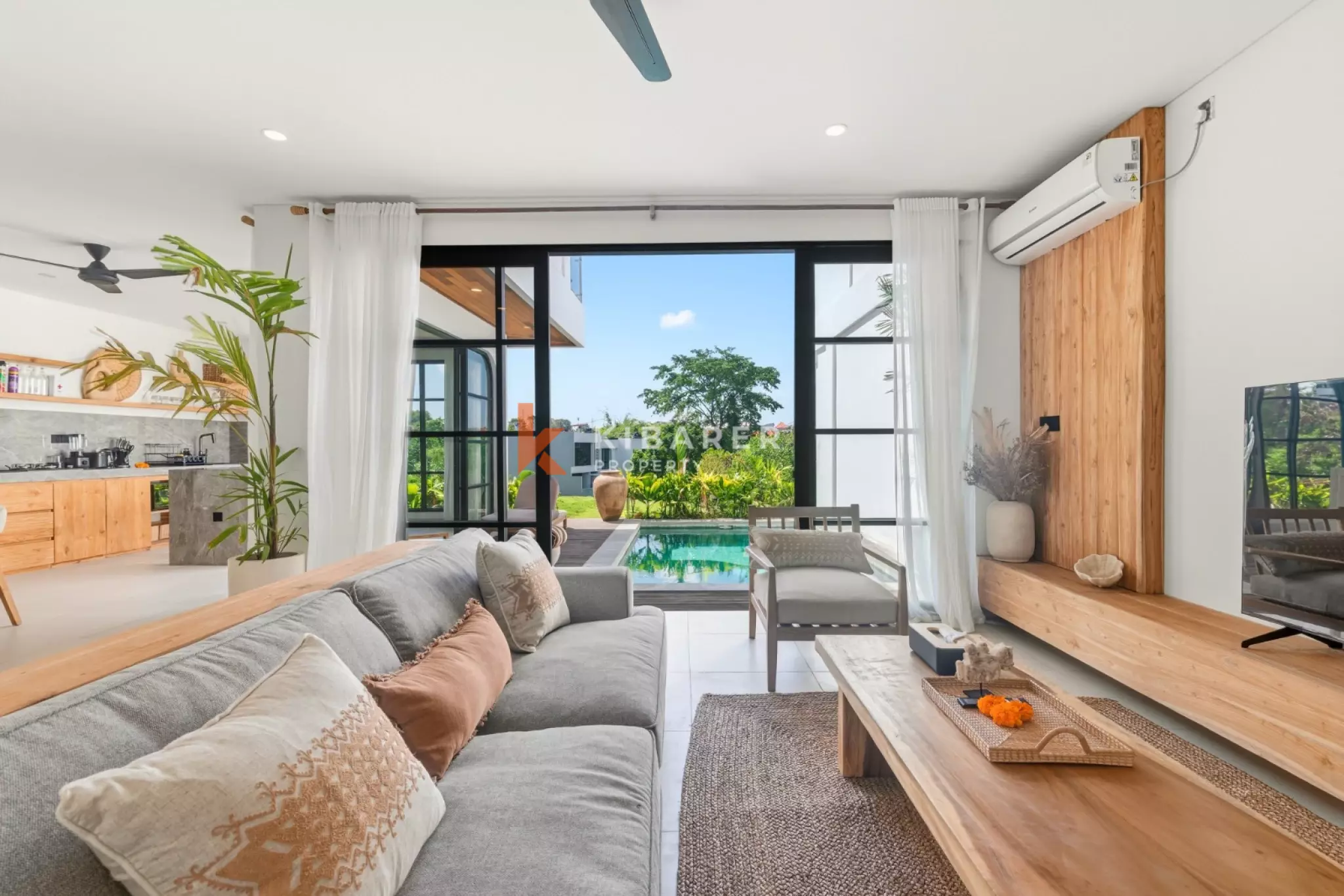 Streamlined Modern Two-Bedrooms Enclosed Villa in Berawa (AVAILABLE 20 JUNE 2026)