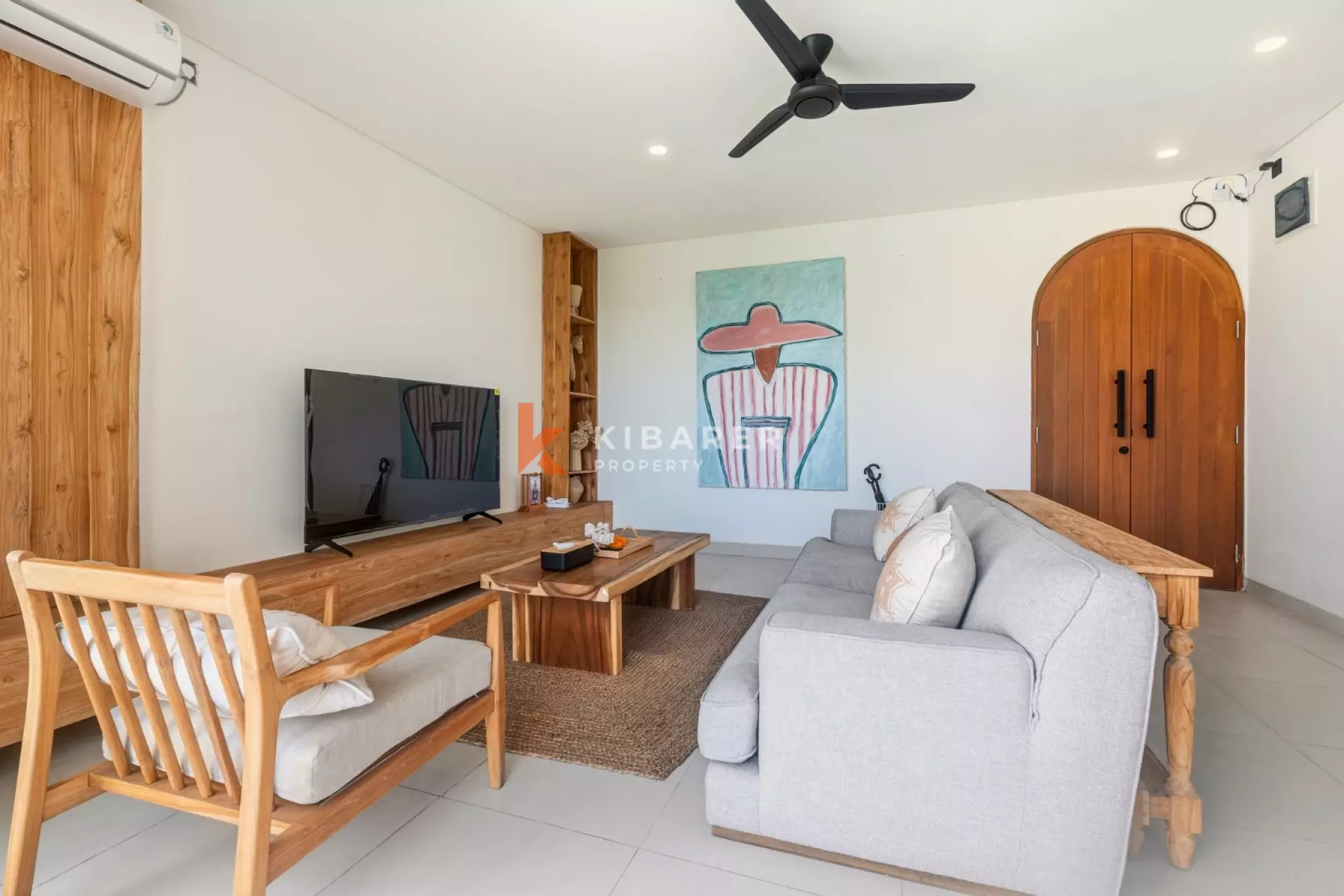 Streamlined Modern Two-Bedrooms Enclosed Villa in Berawa (AVAILABLE 20 JUNE 2026)