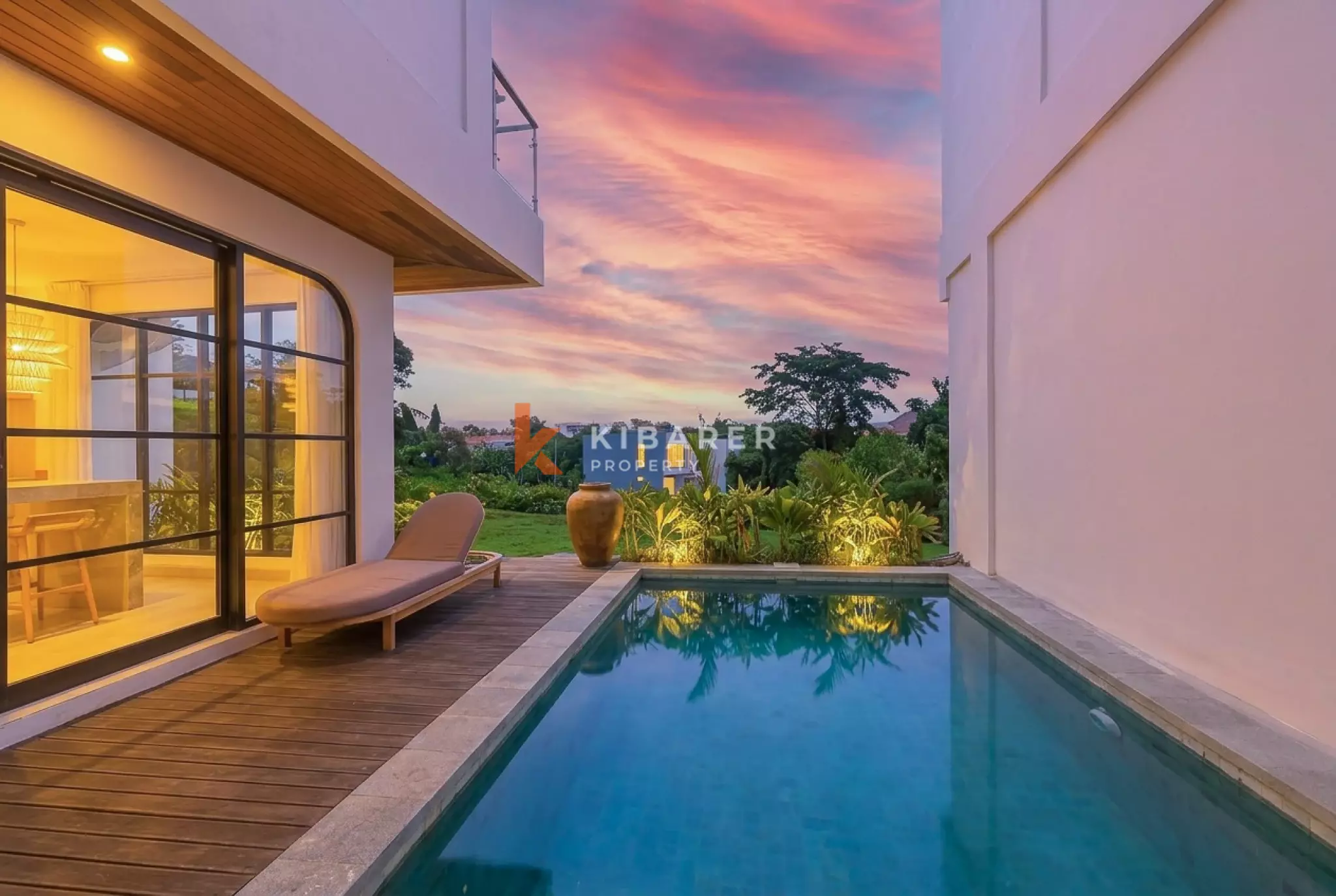 Streamlined Modern Two-Bedrooms Enclosed Villa in Berawa (AVAILABLE 20 JUNE 2026)