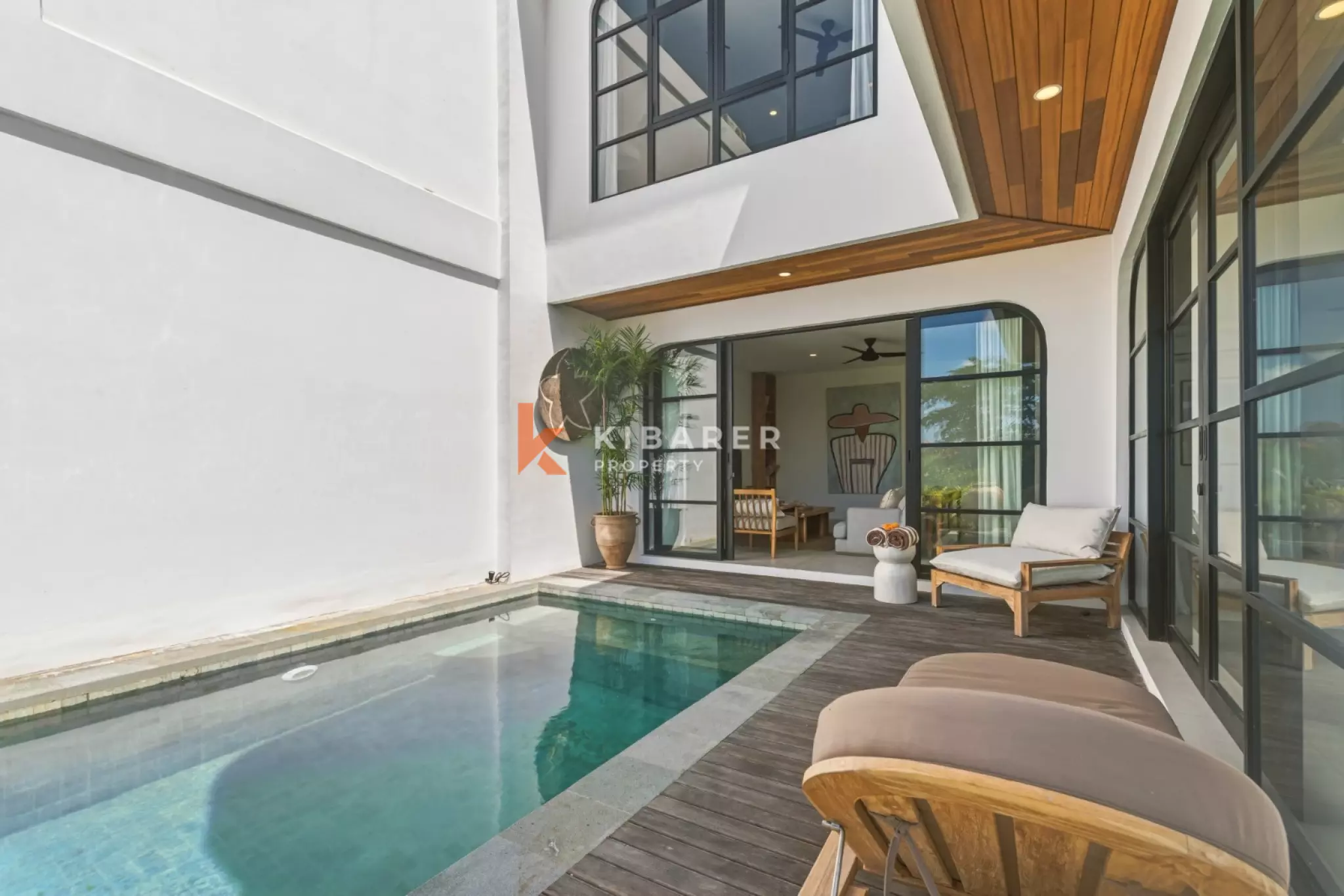 Streamlined Modern Two-Bedrooms Enclosed Villa in Berawa (AVAILABLE 20 JUNE 2026)