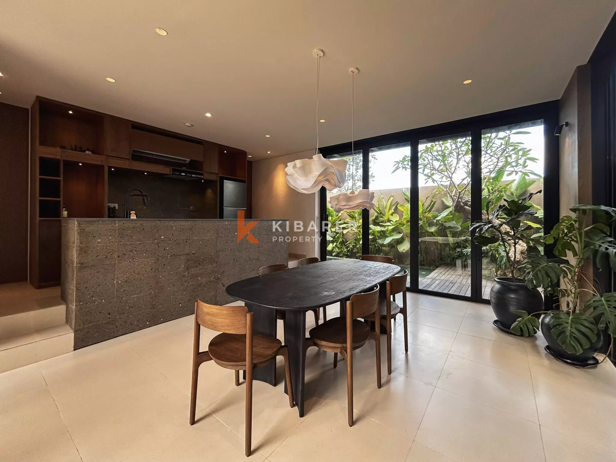 Vila Modern Elegan Satu Kamar Tidur dengan Pemandangan Indah di Ungasan