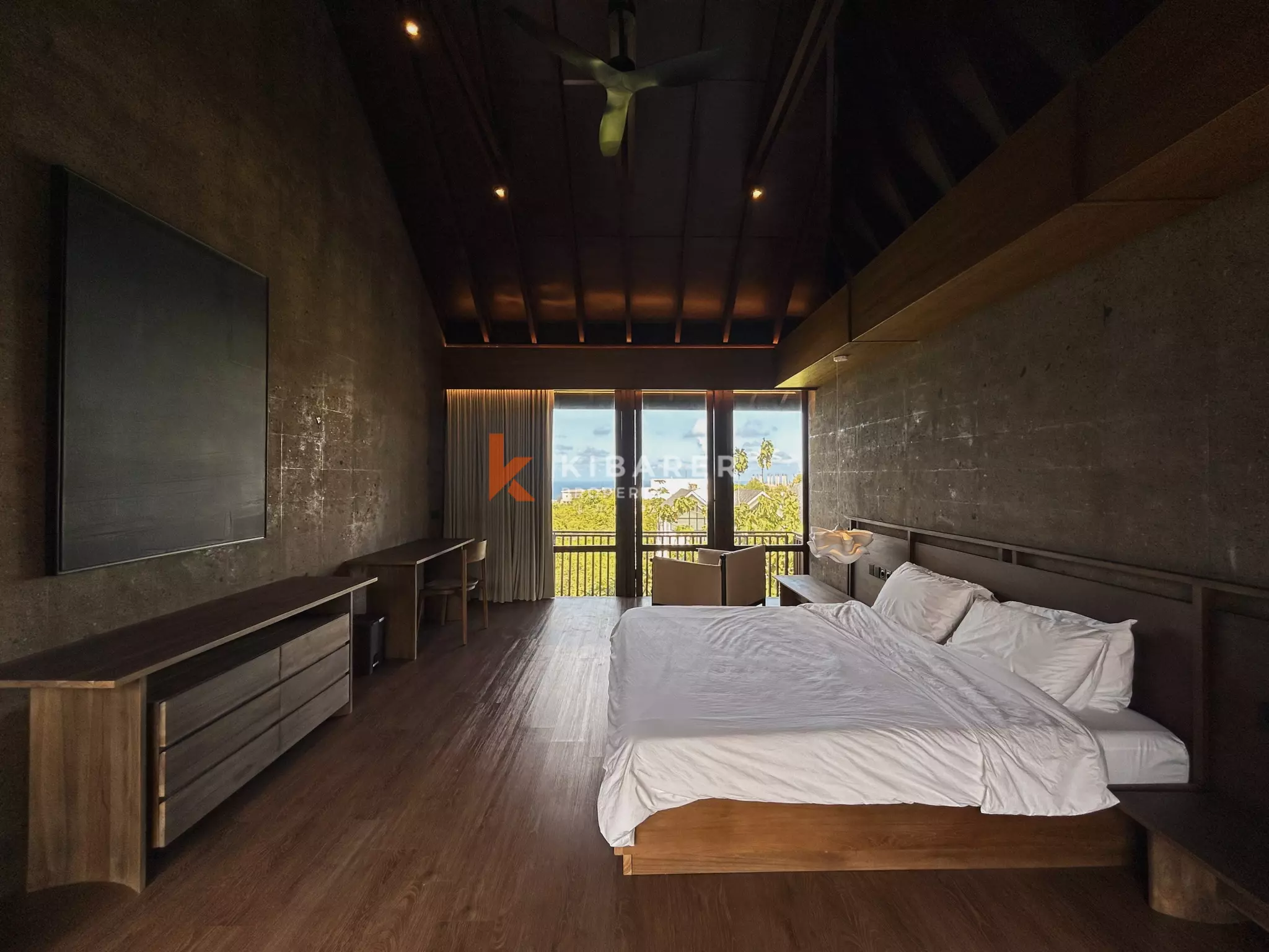 Vila Modern Elegan Satu Kamar Tidur dengan Pemandangan Indah di Ungasan