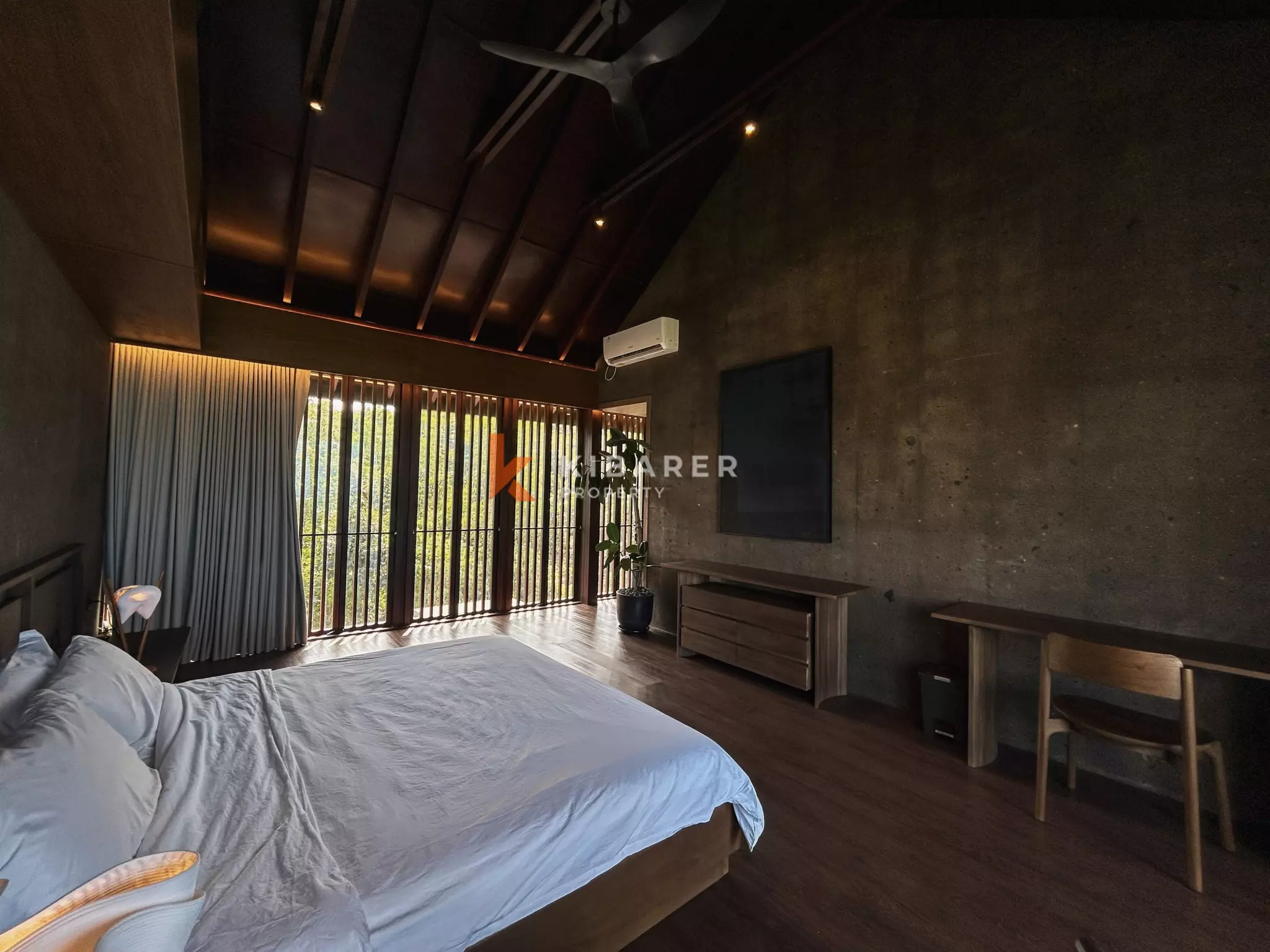 Vila Modern Elegan Satu Kamar Tidur dengan Pemandangan Indah di Ungasan