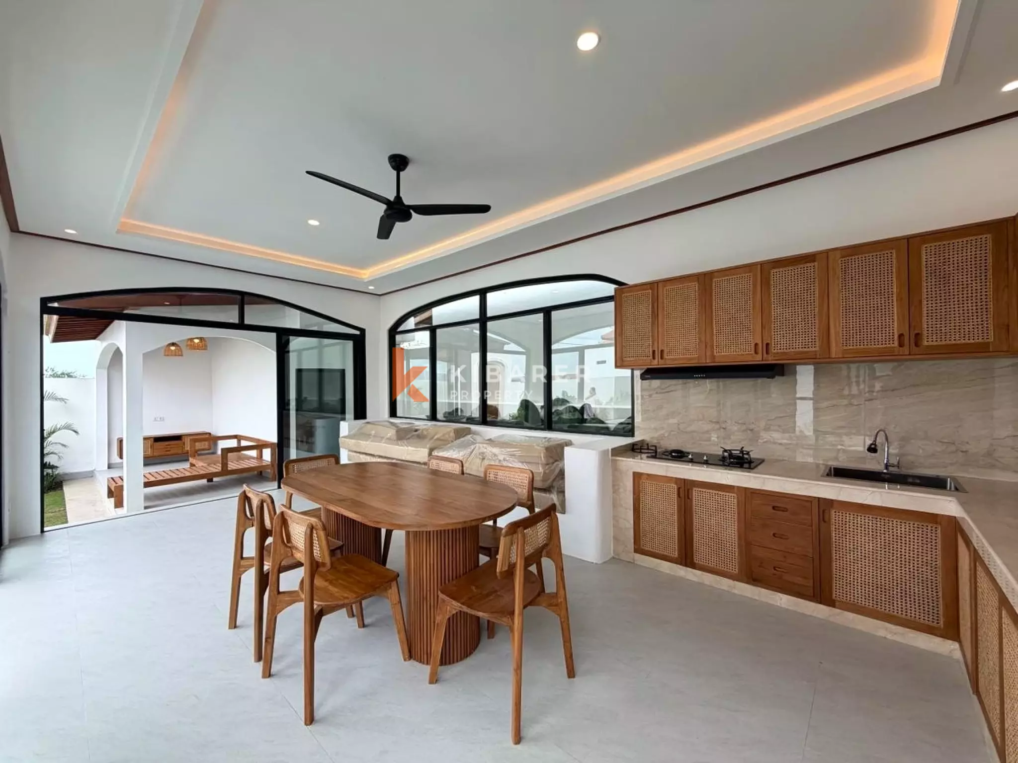 Semi-Furnished Two-Bedrooms Villa Situated Close to Seseh Beach