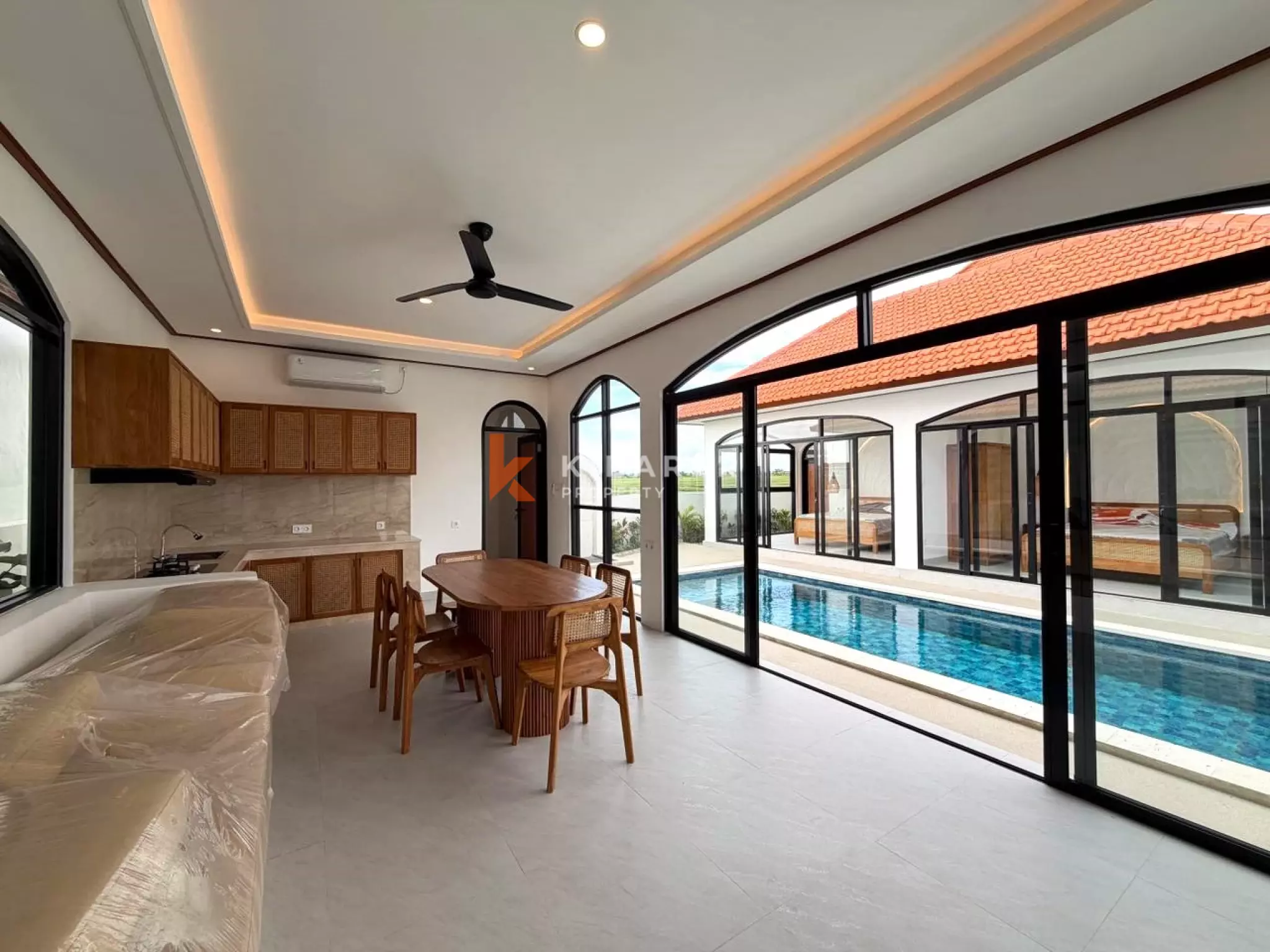Semi-Furnished Two-Bedrooms Villa Situated Close to Seseh Beach