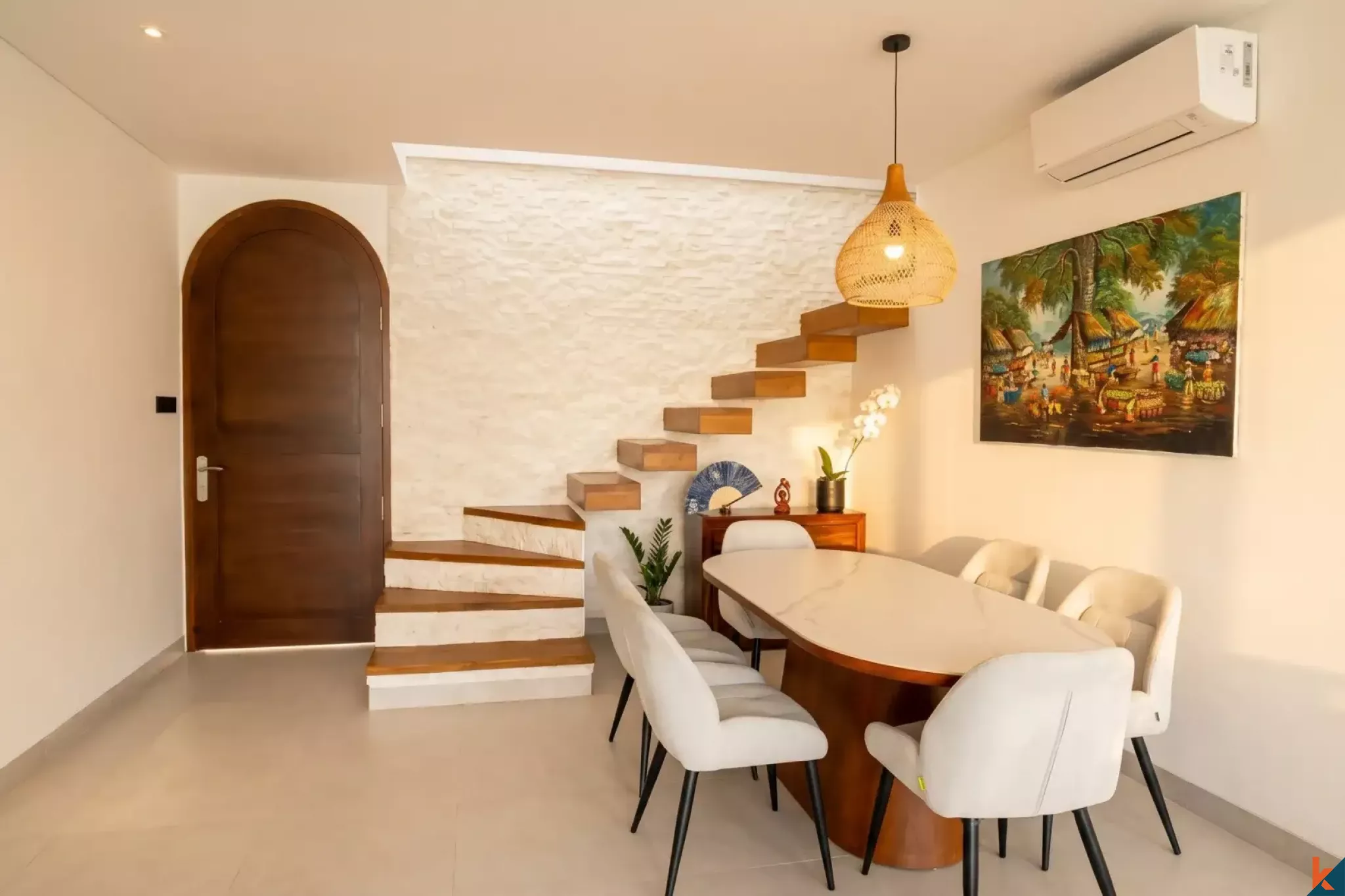 Properti sewa baru dua kamar tidur yang menakjubkan di dekat Pantai Pandawa