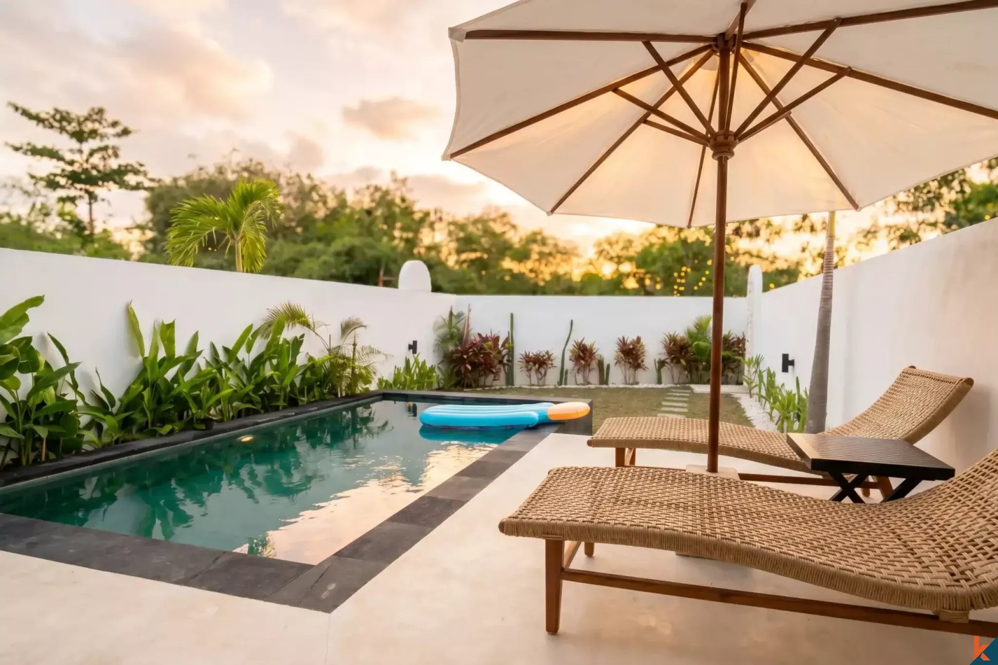 Properti sewa baru dua kamar tidur yang menakjubkan di dekat Pantai Pandawa