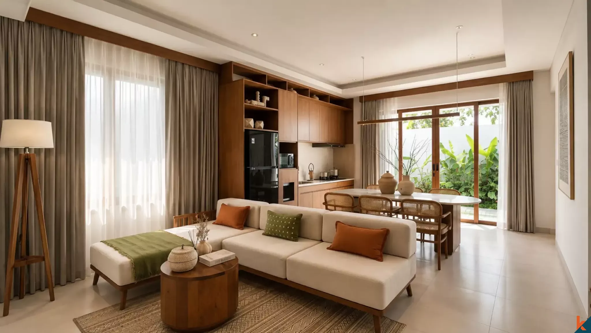 Prestigieuse propriété de quatre chambres en pleine propriété, vendue sur plan à Sanur