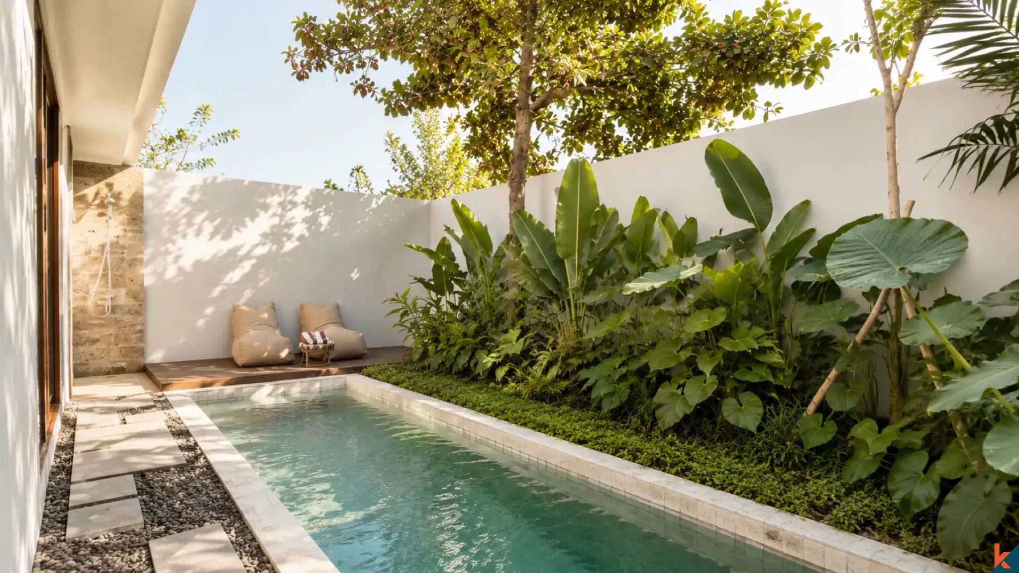 Prestigieuse propriété de quatre chambres en pleine propriété, vendue sur plan à Sanur