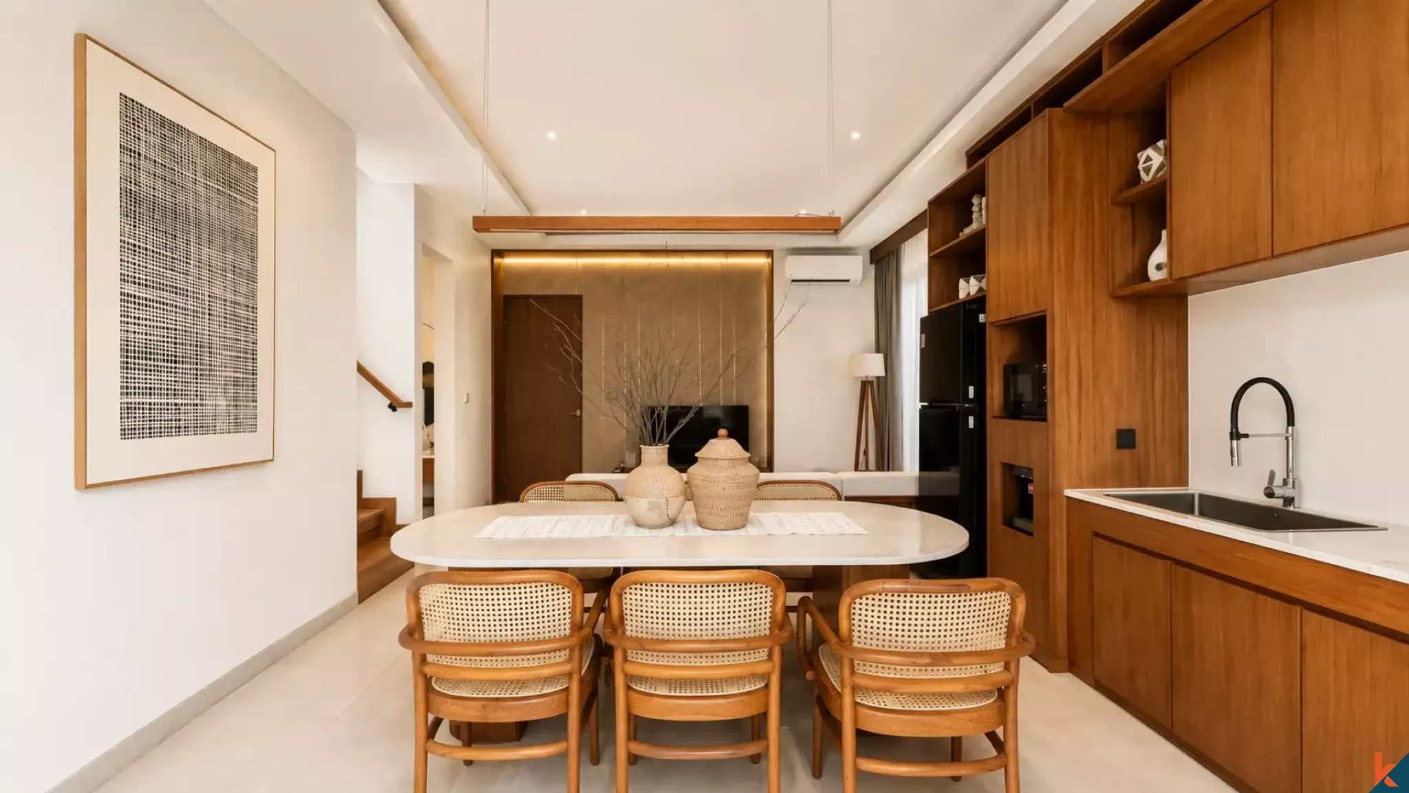 Prestigieuse propriété de quatre chambres en pleine propriété, vendue sur plan à Sanur