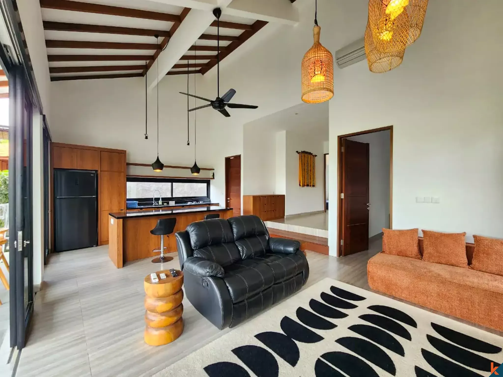 Penginapan Tenang Dua Kamar Tidur dengan Hak Sewa di Ubud - Sayan