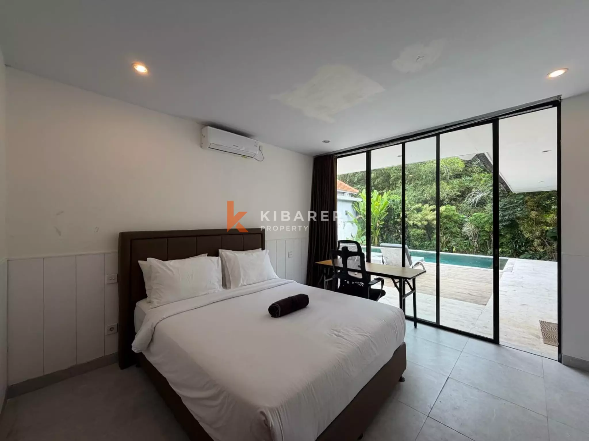Vila Tertutup Tiga Kamar Tidur di Jungle Corner, Pererenan yang Tenang