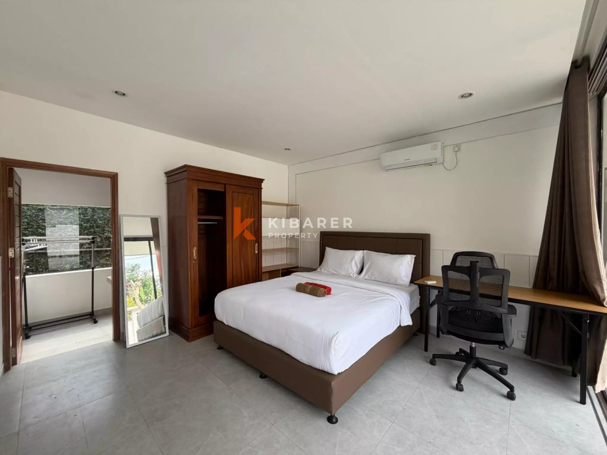 Vila Tertutup Tiga Kamar Tidur di Jungle Corner, Pererenan yang Tenang