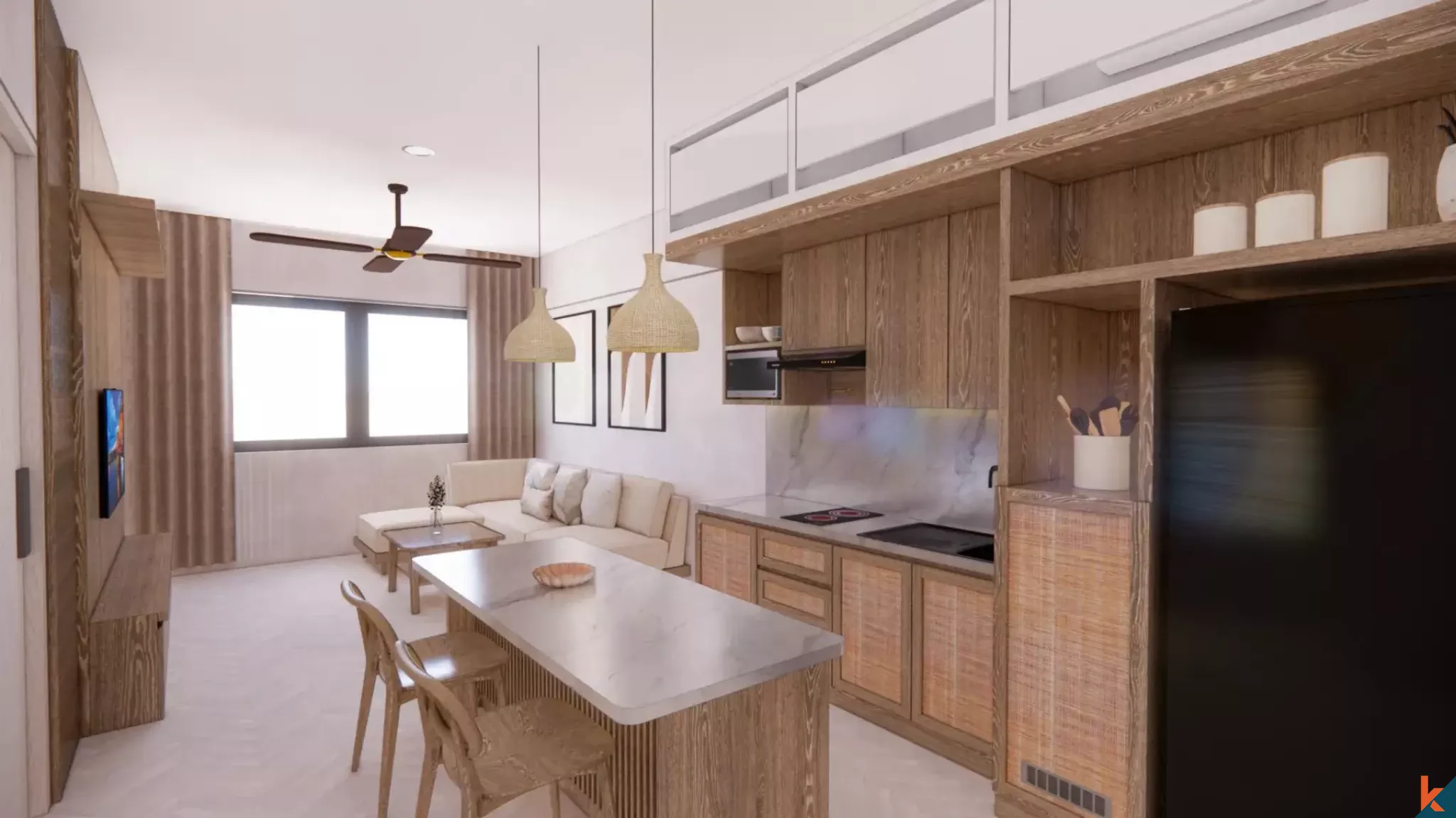 Upcoming Mediterranean One Bedroom Leasehold Villa in Jimbaran (delivery in December 2027)