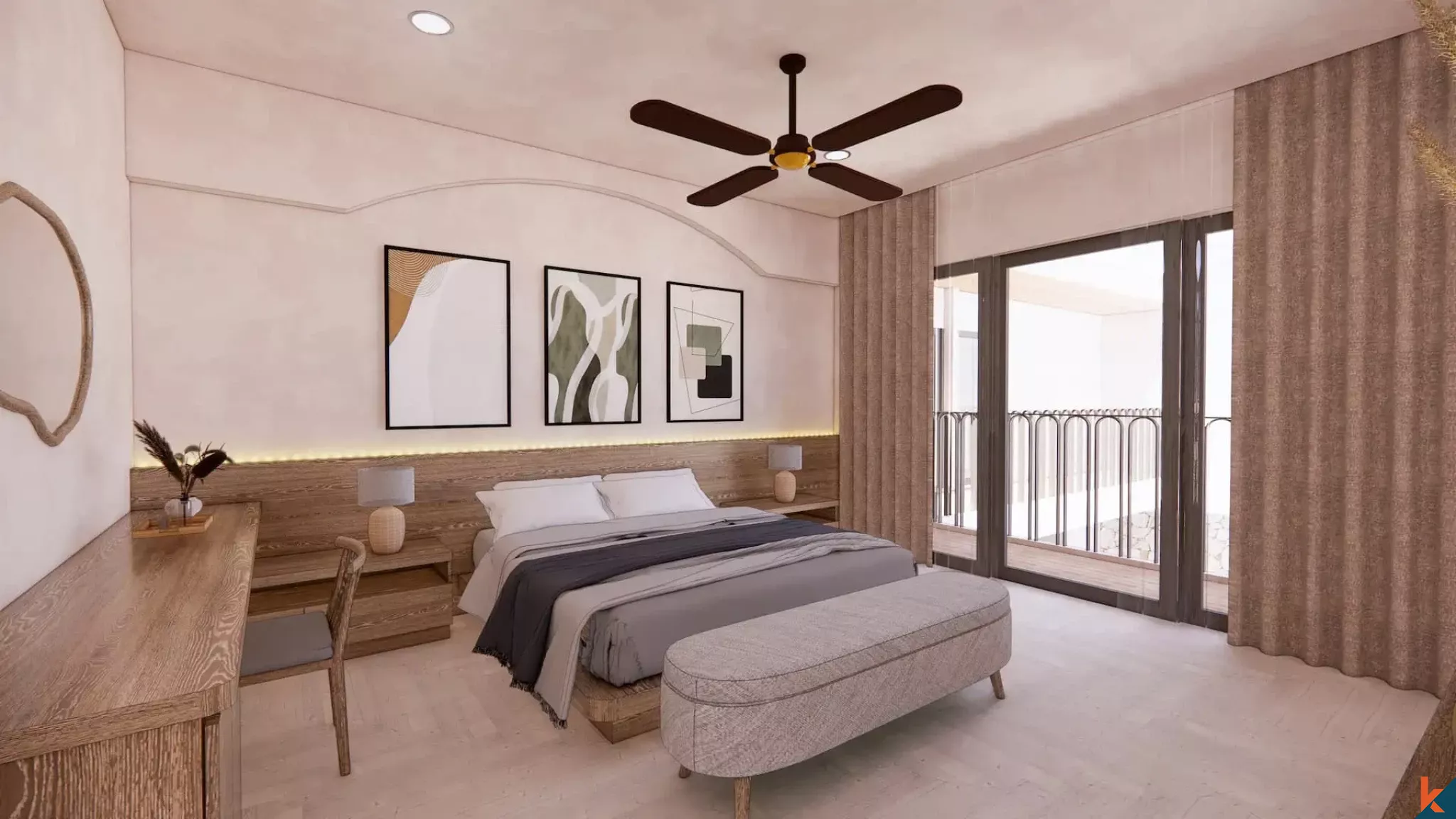 Upcoming Luxury Tropical Three Bedroom Freehold Property in Jimbaran (delivery in December 2027)