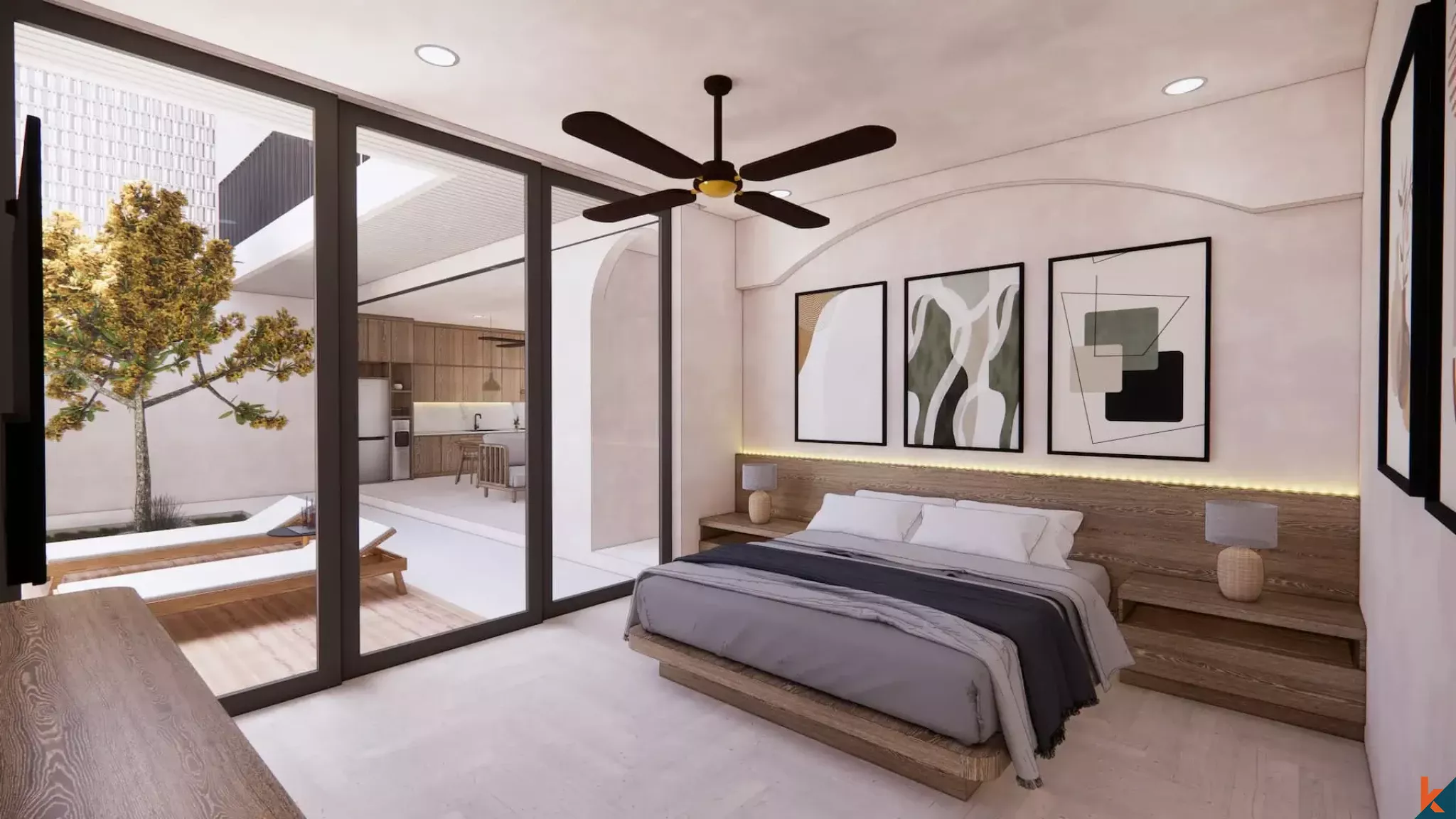 Upcoming Luxury Tropical Three Bedroom Freehold Property in Jimbaran (delivery in December 2027)