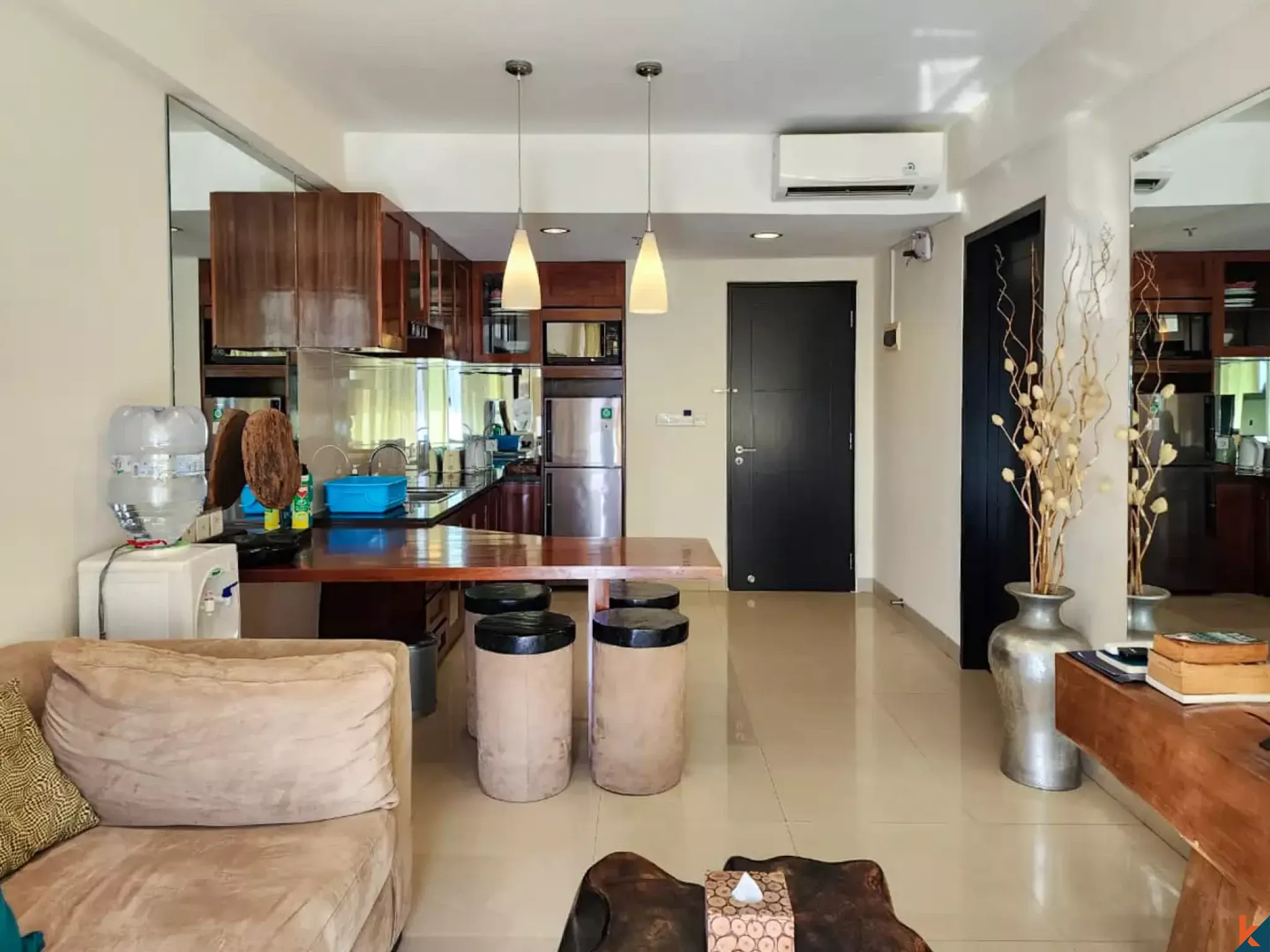 Amazing freehold one bedroom property part of exclusive hotel and residence in Kuta