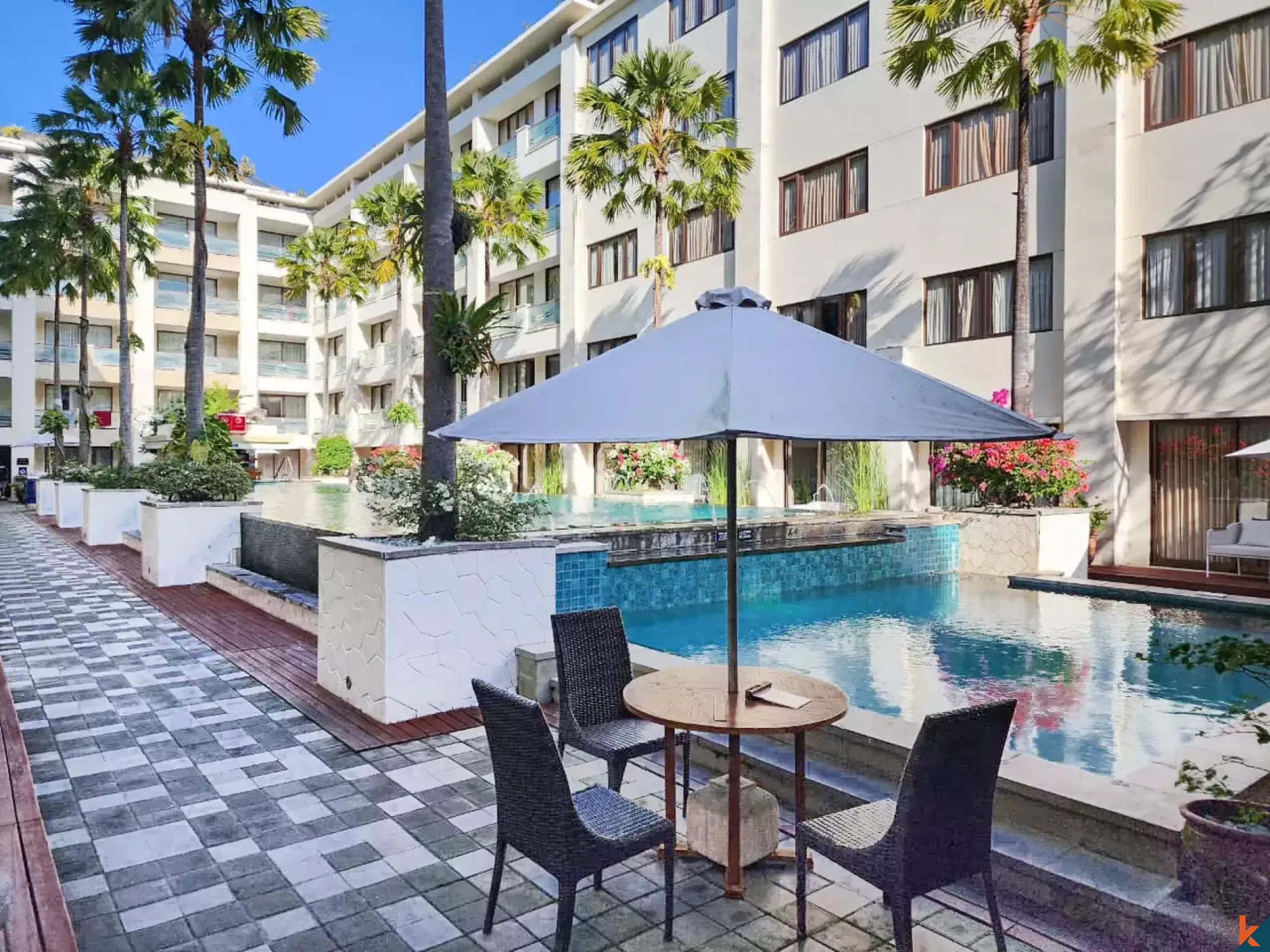 Amazing freehold one bedroom property part of exclusive hotel and residence in Kuta
