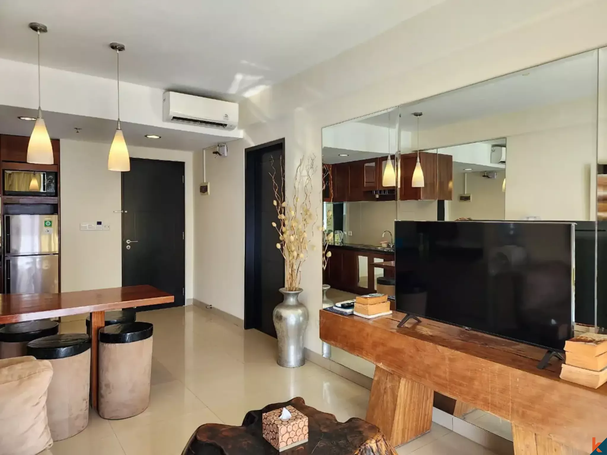 Amazing freehold one bedroom property part of exclusive hotel and residence in Kuta
