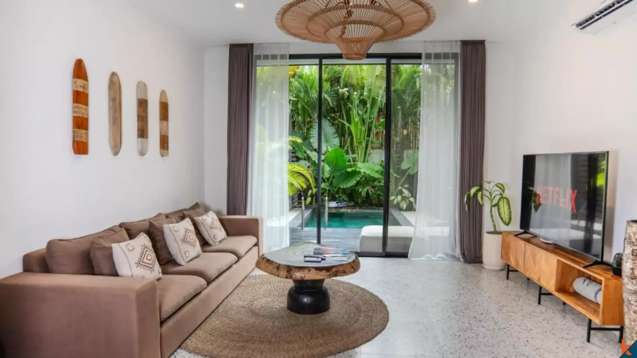 Stylish Two Bedroom Leasehold Villa Near the Beach in Batu Bolong