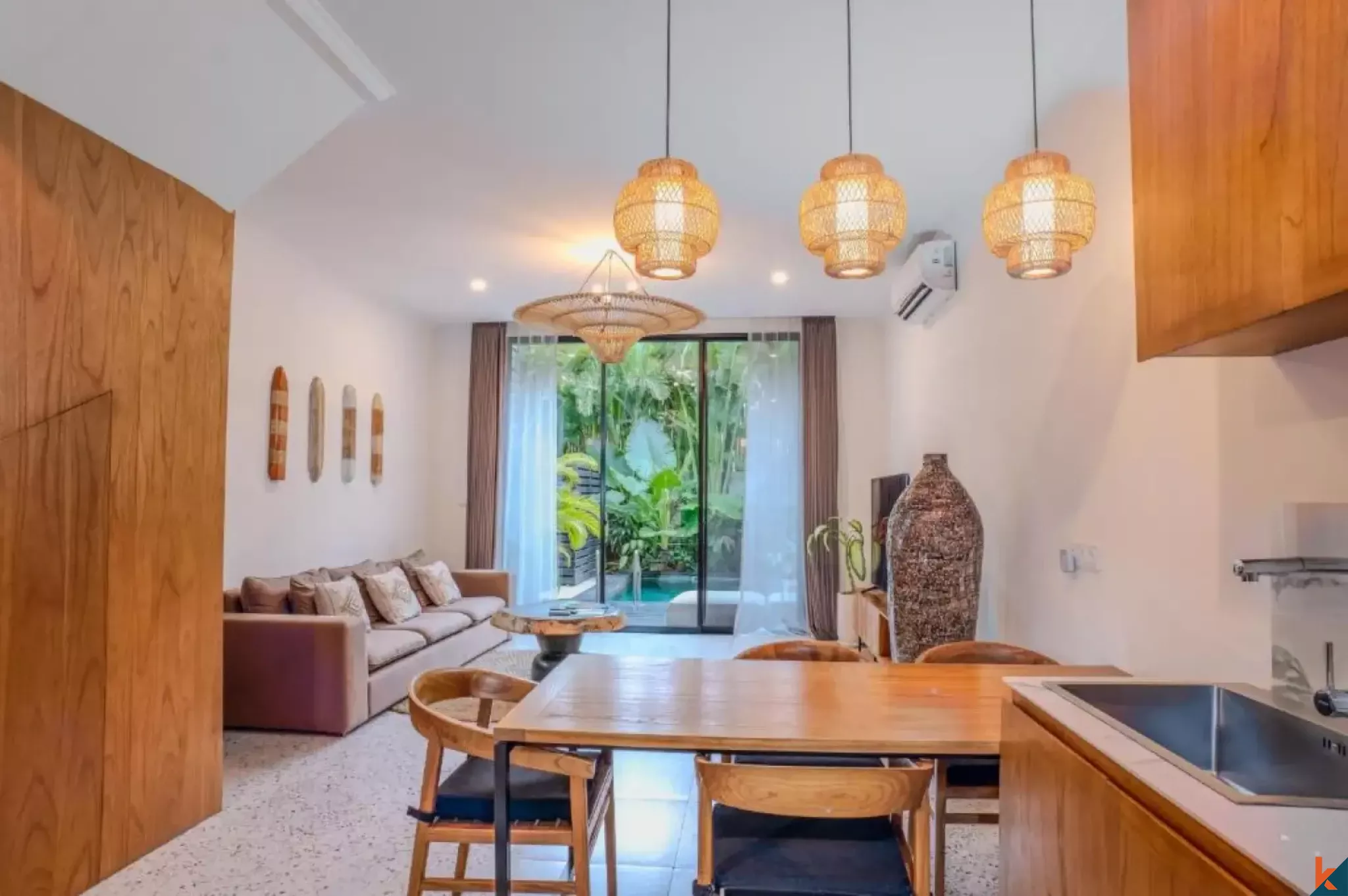 Stylish Two Bedroom Leasehold Villa Near the Beach in Batu Bolong