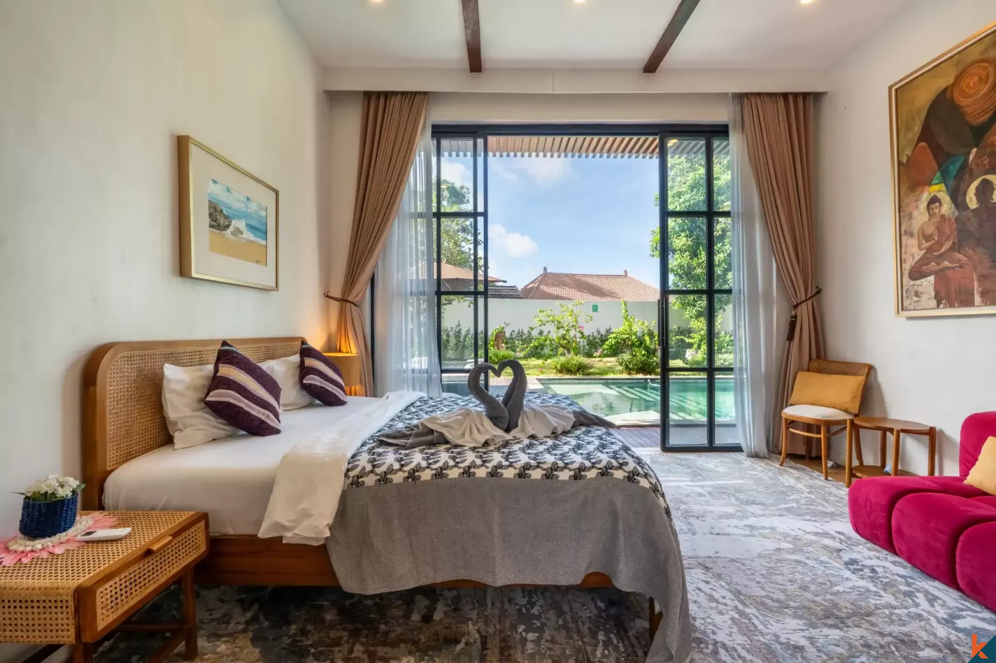 Modern Tropical Design Two Bedroom Leasehold Villa in Jimbaran