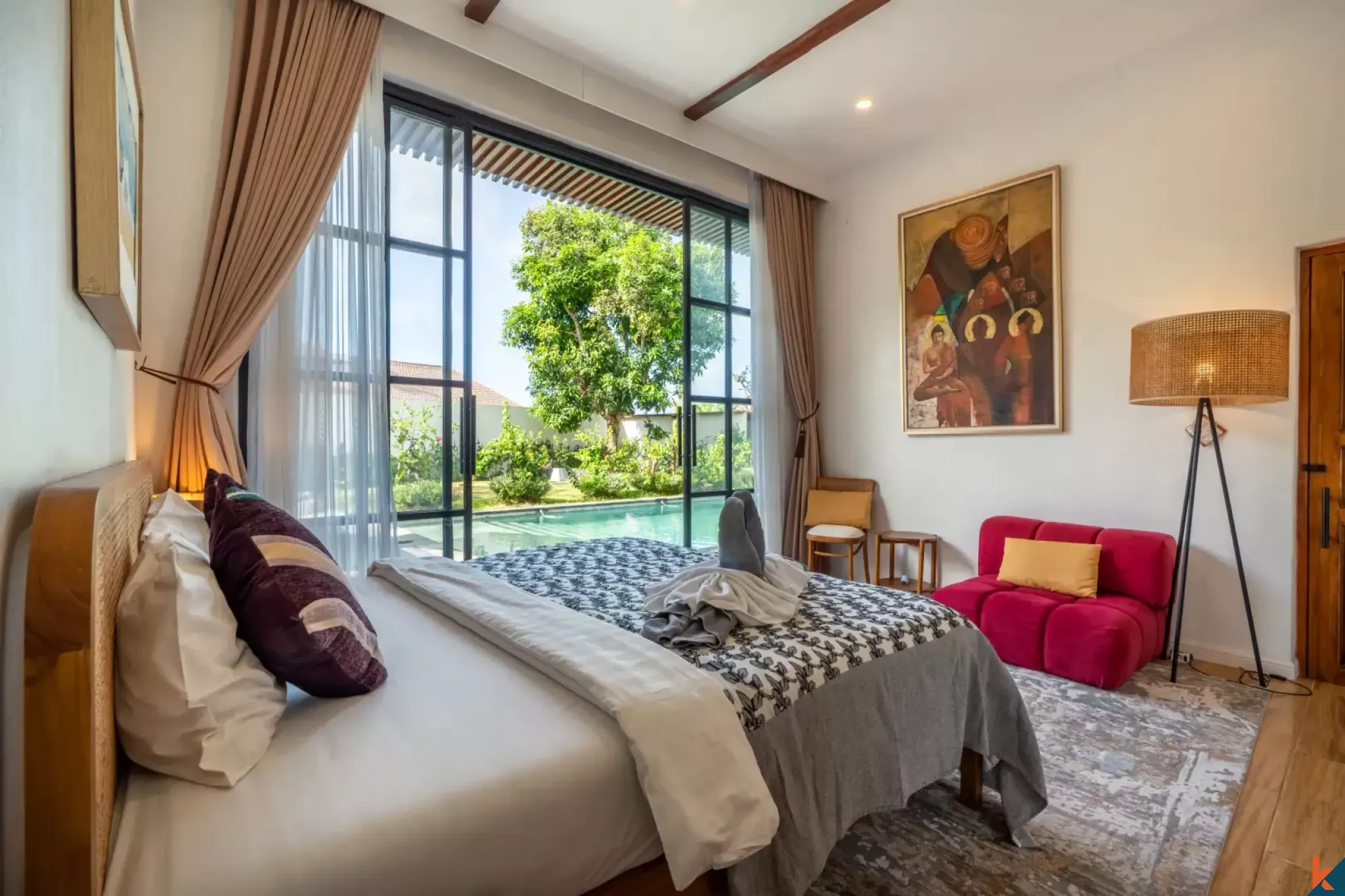 Modern Tropical Design Two Bedroom Leasehold Villa in Jimbaran