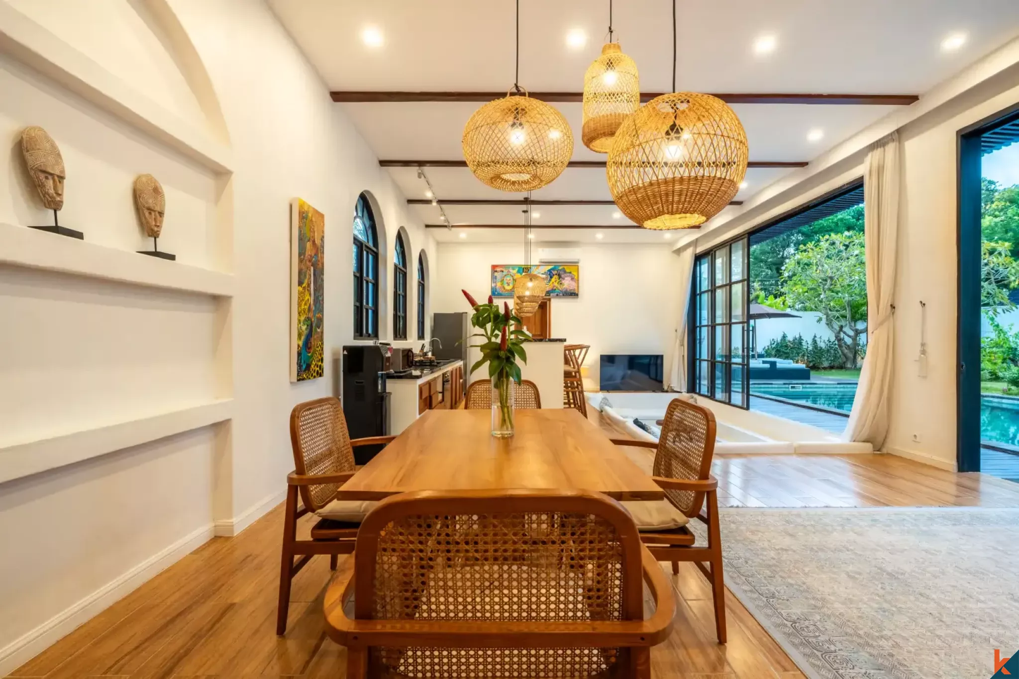 Modern Tropical Design Two Bedroom Leasehold Villa in Jimbaran