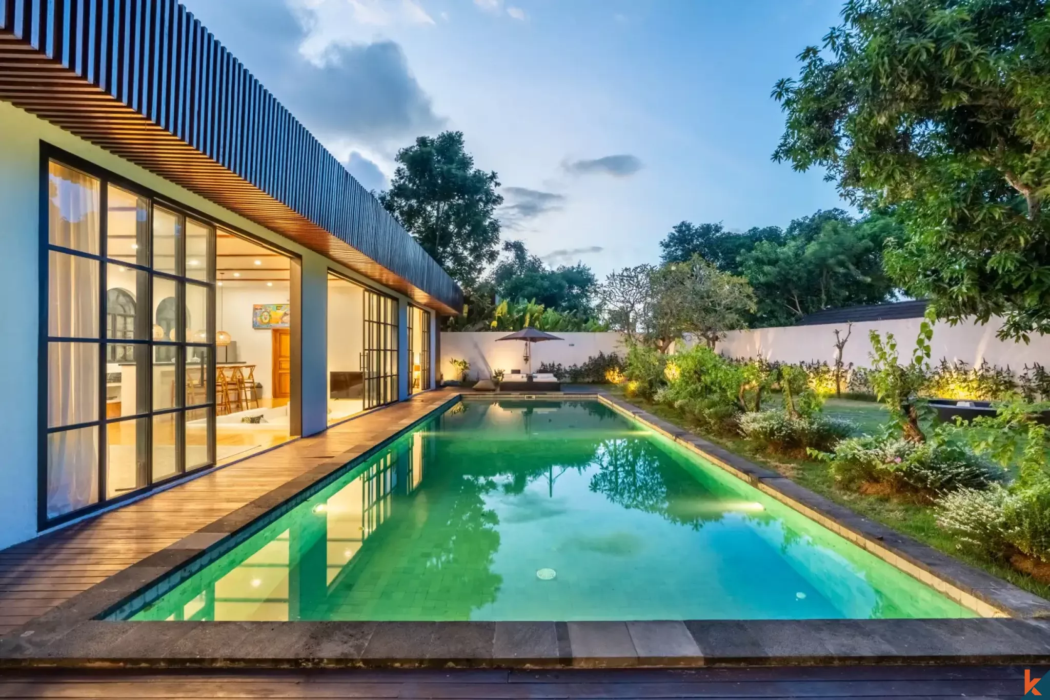 Modern Tropical Design Two Bedroom Leasehold Villa in Jimbaran