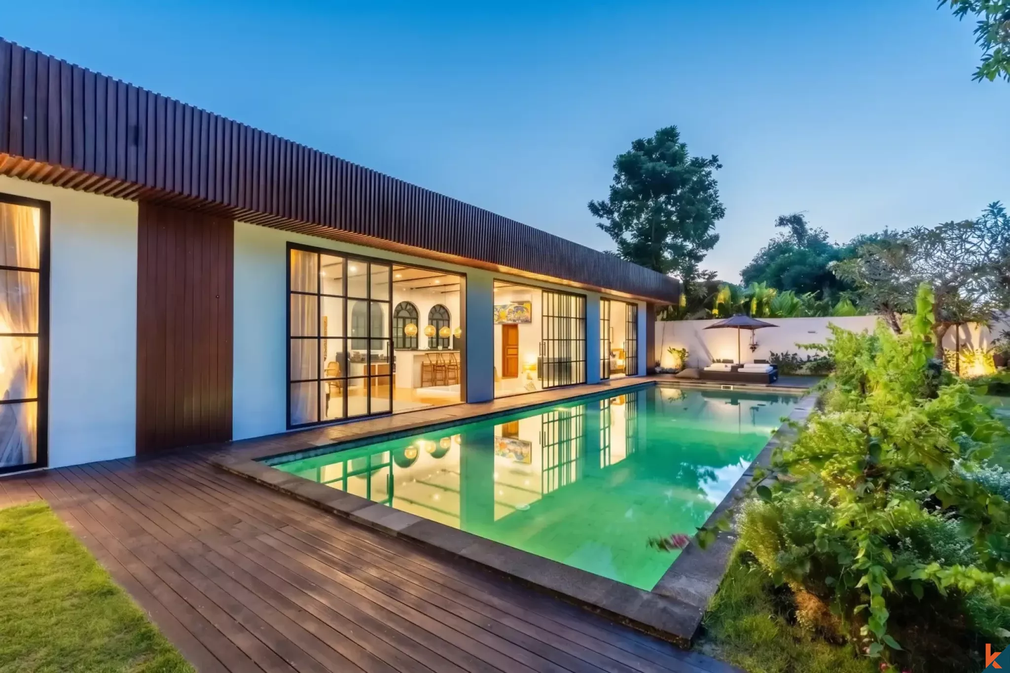 Modern Tropical Design Two Bedroom Leasehold Villa in Jimbaran