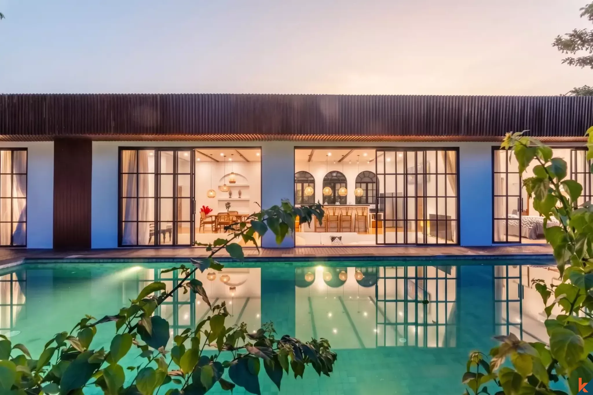 Modern Tropical Design Two Bedroom Leasehold Villa in Jimbaran