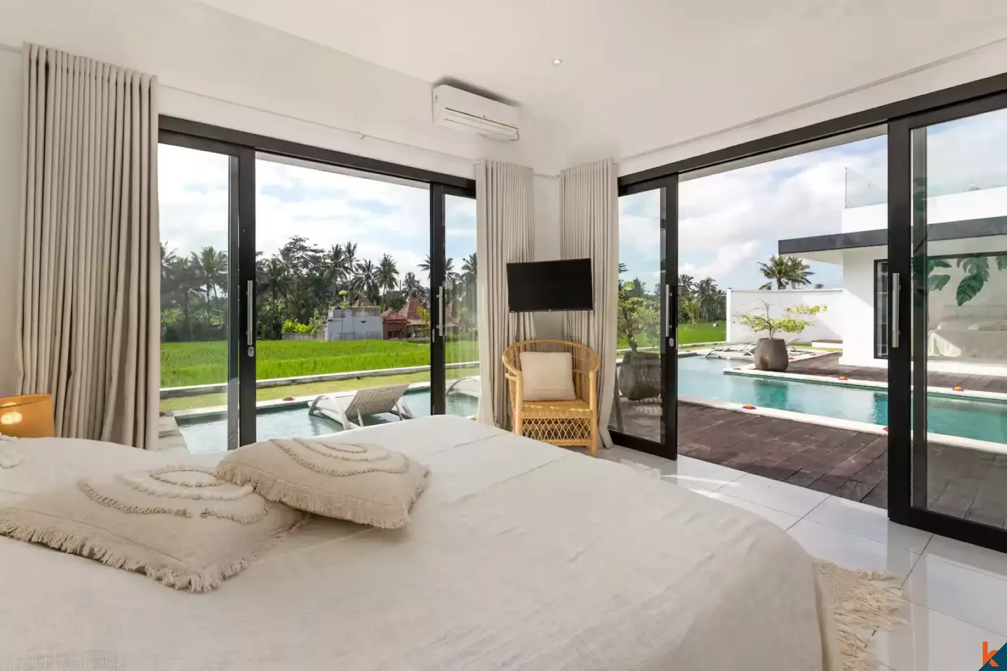 Serene Three Bedroom Leasehold Property with Rice Field Views in Ubud - Pejeng