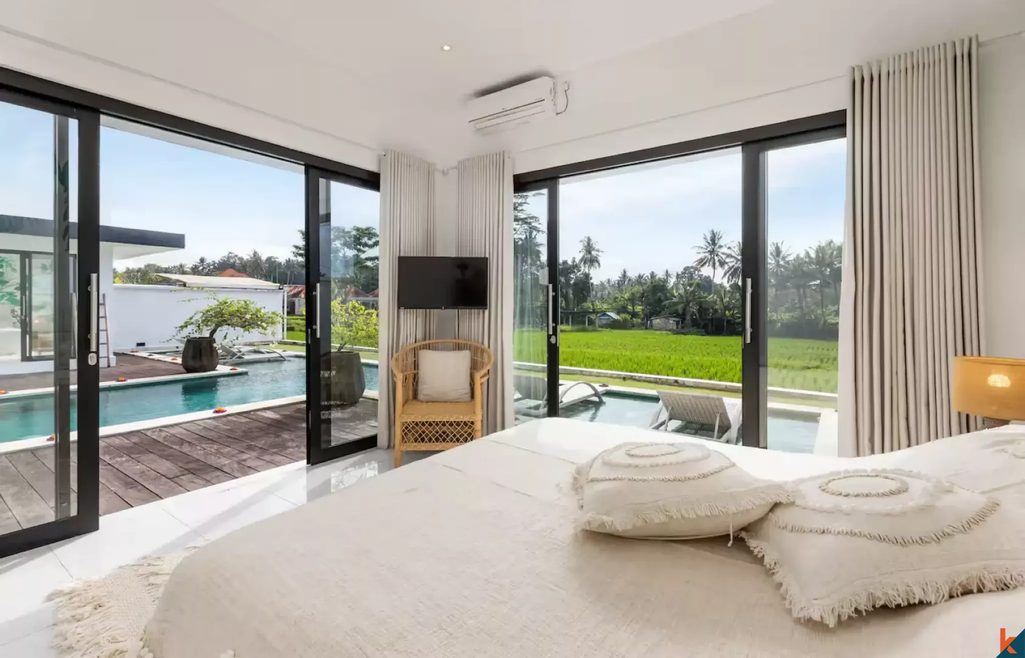 Serene Three Bedroom Leasehold Property with Rice Field Views in Ubud - Pejeng