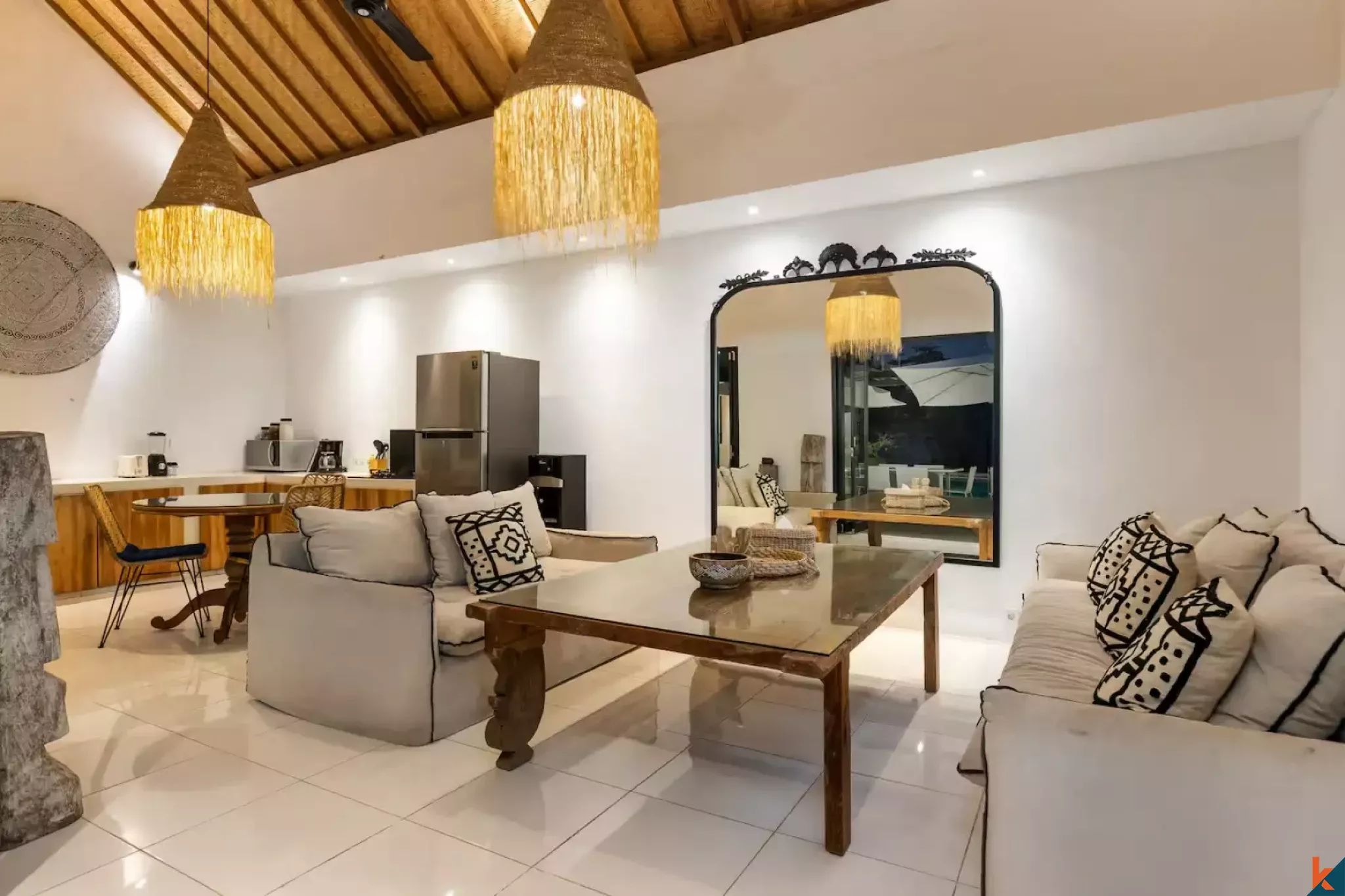 Serene Three Bedroom Leasehold Property with Rice Field Views in Ubud - Pejeng