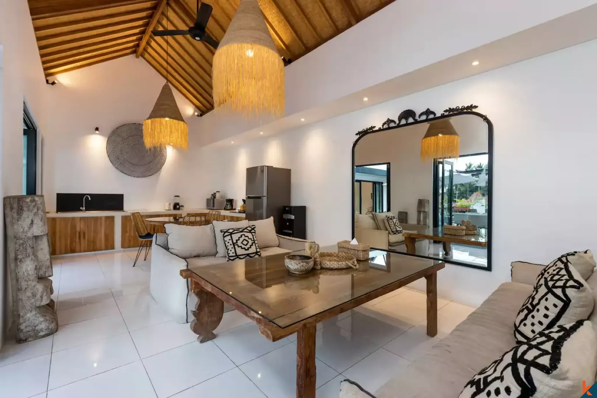 Serene Three Bedroom Leasehold Property with Rice Field Views in Ubud - Pejeng