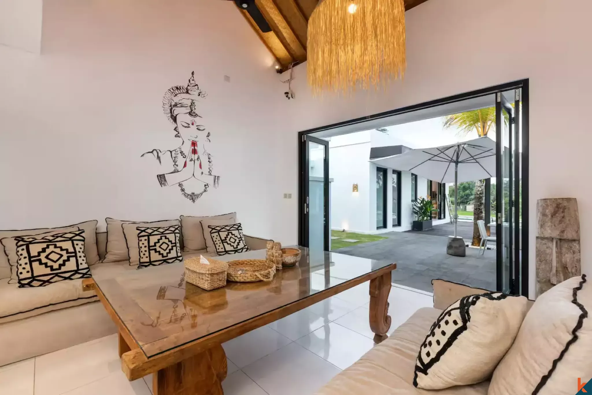 Serene Three Bedroom Leasehold Property with Rice Field Views in Ubud - Pejeng