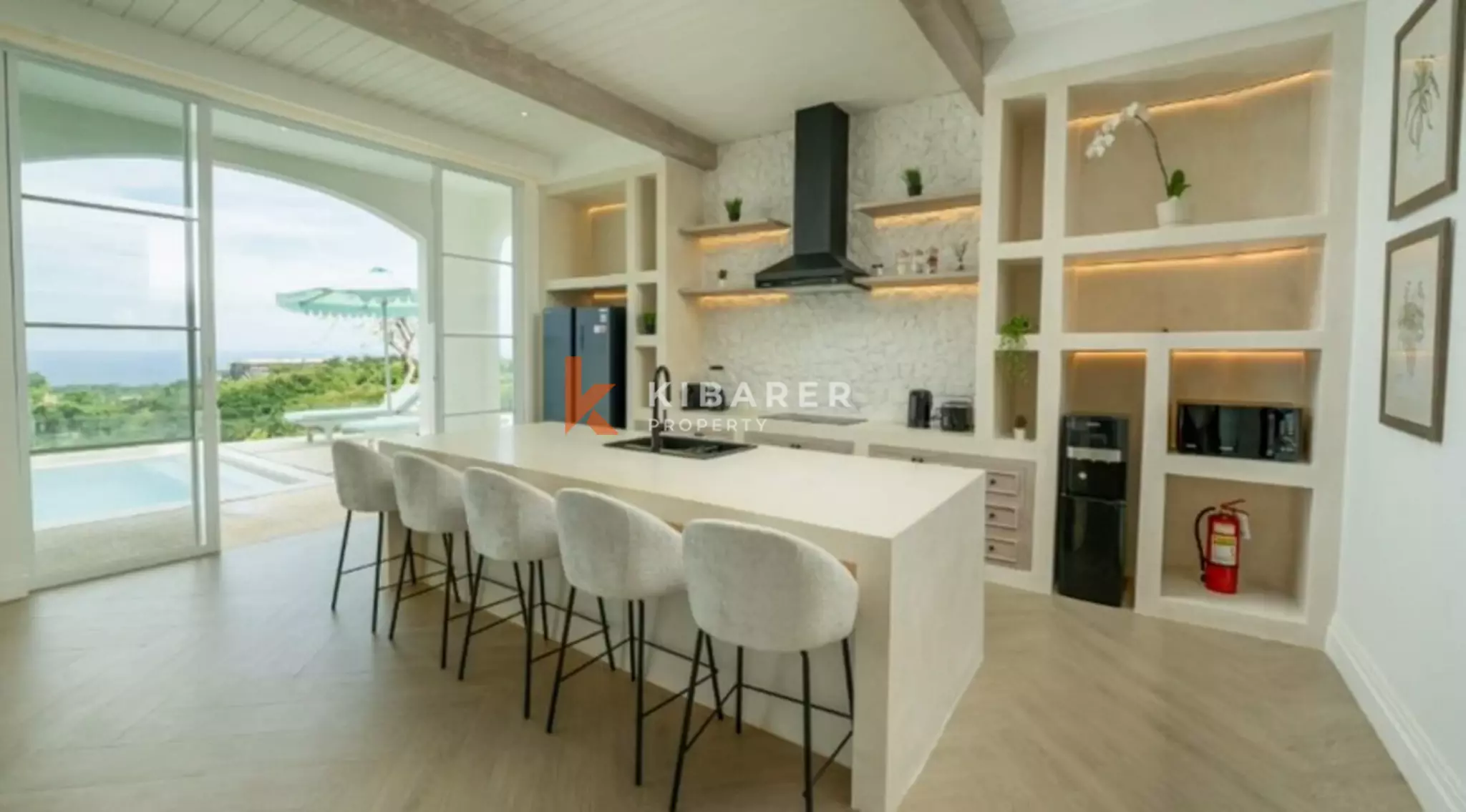 Ocean View Four Bedroom Villa with Rooftop Entertaining Area in Ungasan