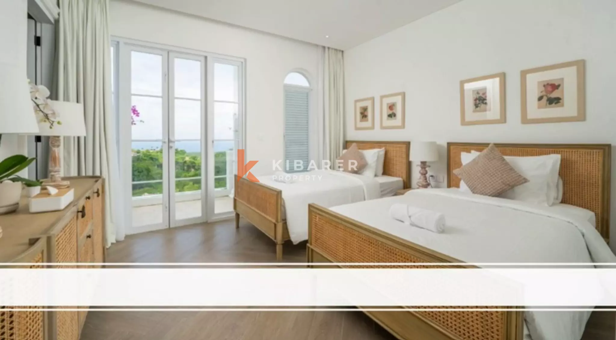 Ocean View Four Bedroom Villa with Rooftop Entertaining Area in Ungasan