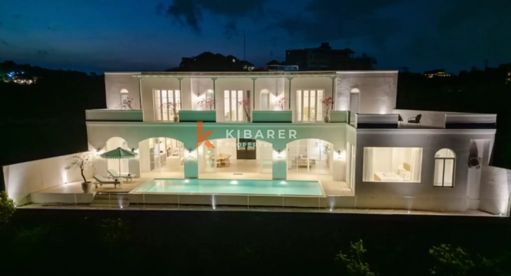 Ocean View Four Bedroom Villa with Rooftop Entertaining Area in Ungasan
