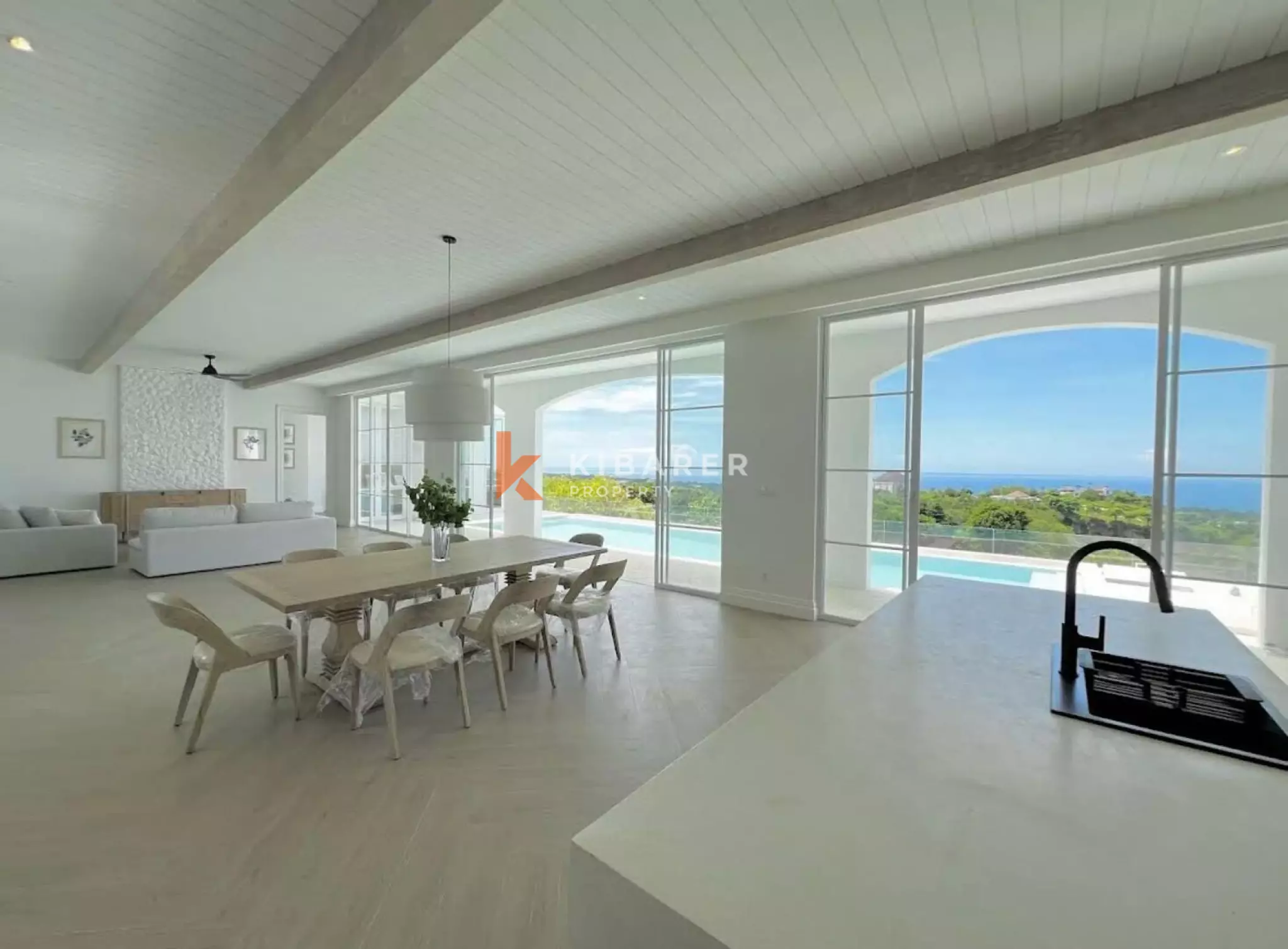 Ocean View Four Bedroom Villa with Rooftop Entertaining Area in Ungasan