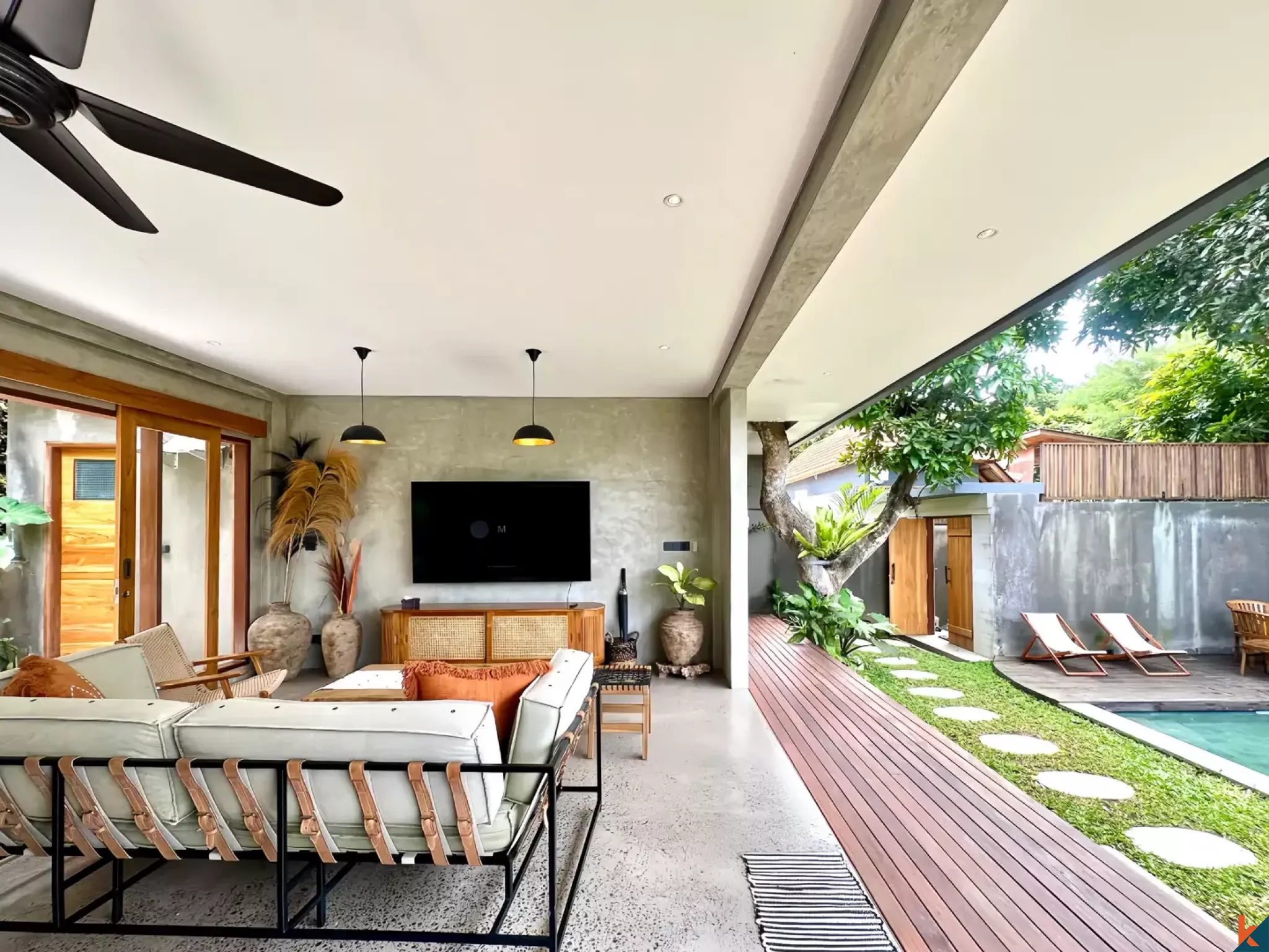 Vila Hak Sewa Dua Kamar Tidur yang Menawan Terletak di Pecatu - Uluwatu yang Tenang