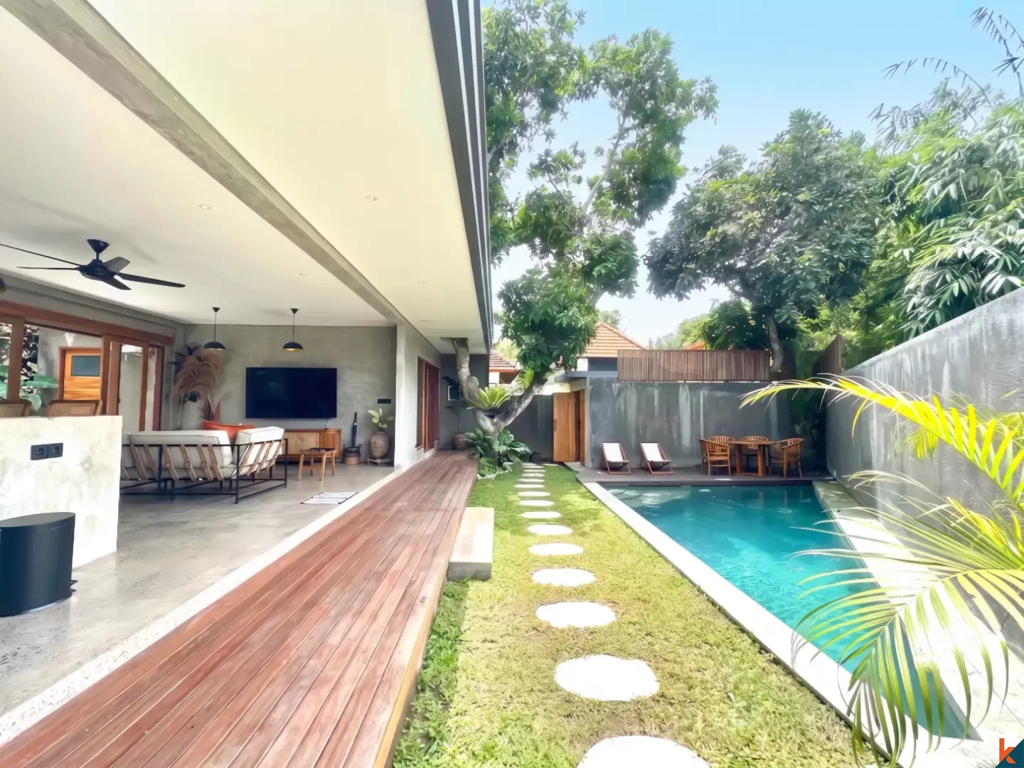 Vila Hak Sewa Dua Kamar Tidur yang Menawan Terletak di Pecatu - Uluwatu yang Tenang