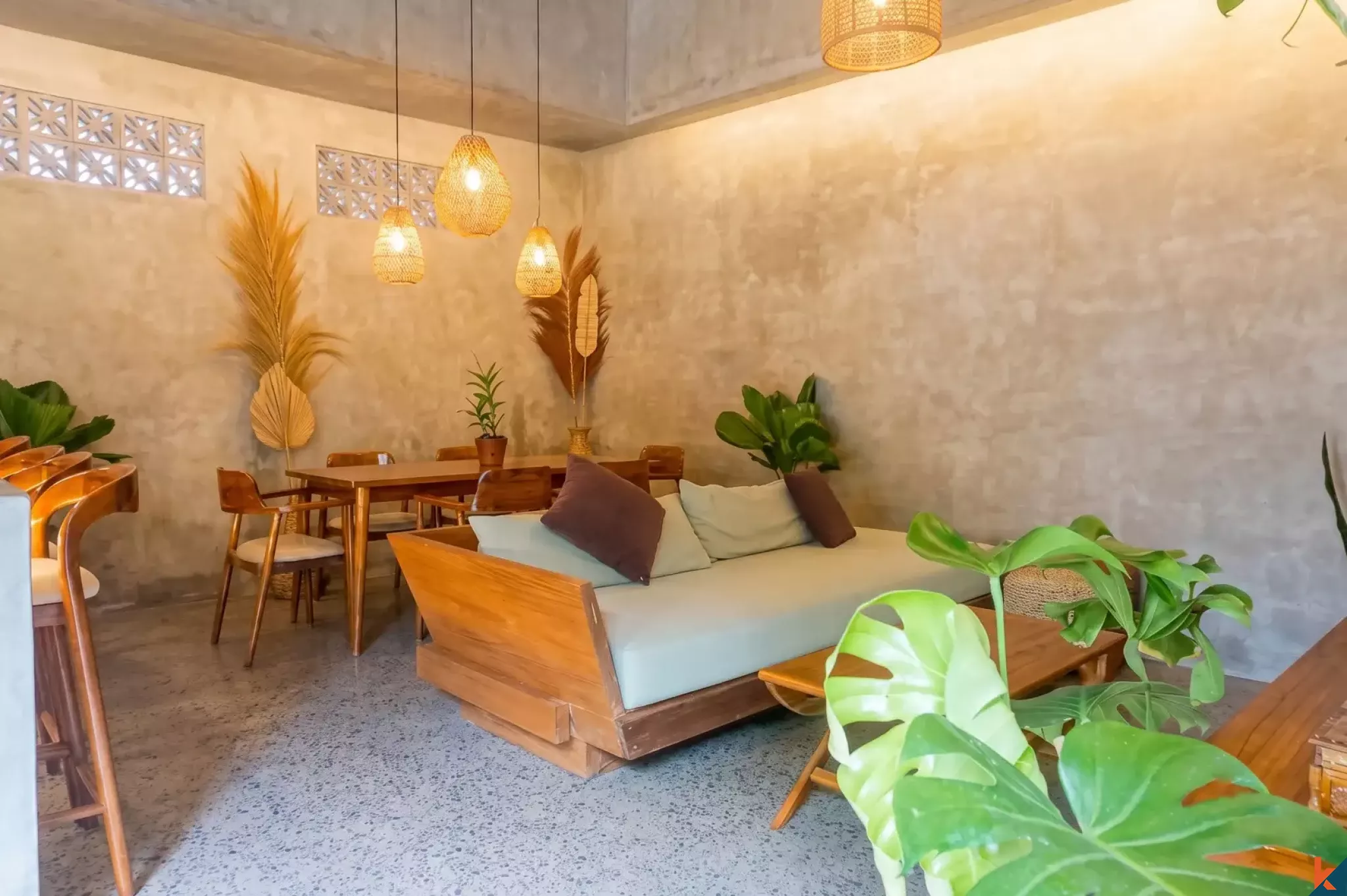 Vila Hak Sewa Tiga Kamar Tidur yang Menawan di Area Tenang Pecatu - Uluwatu
