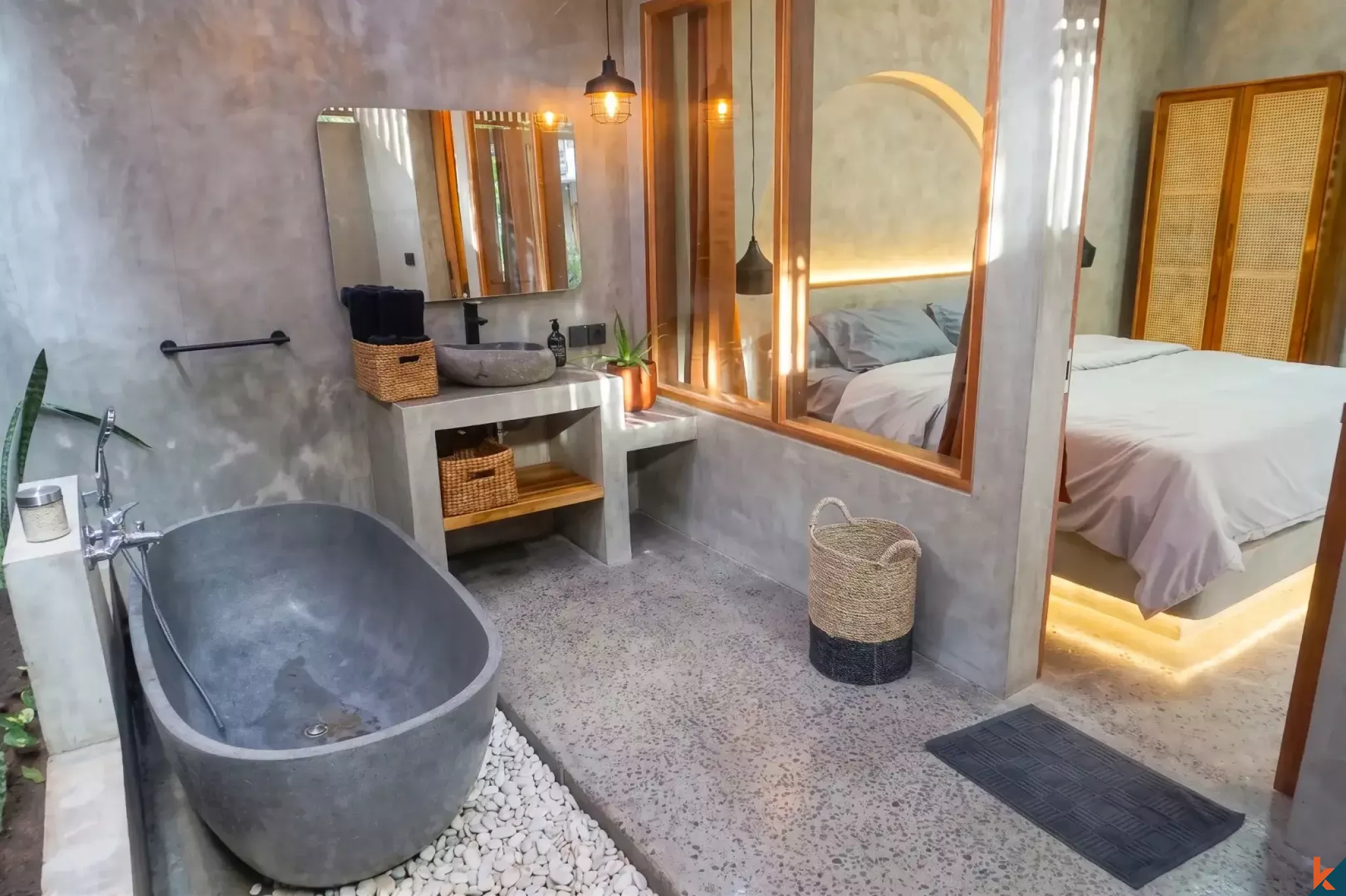 Vila Hak Sewa Tiga Kamar Tidur yang Menawan di Area Tenang Pecatu - Uluwatu